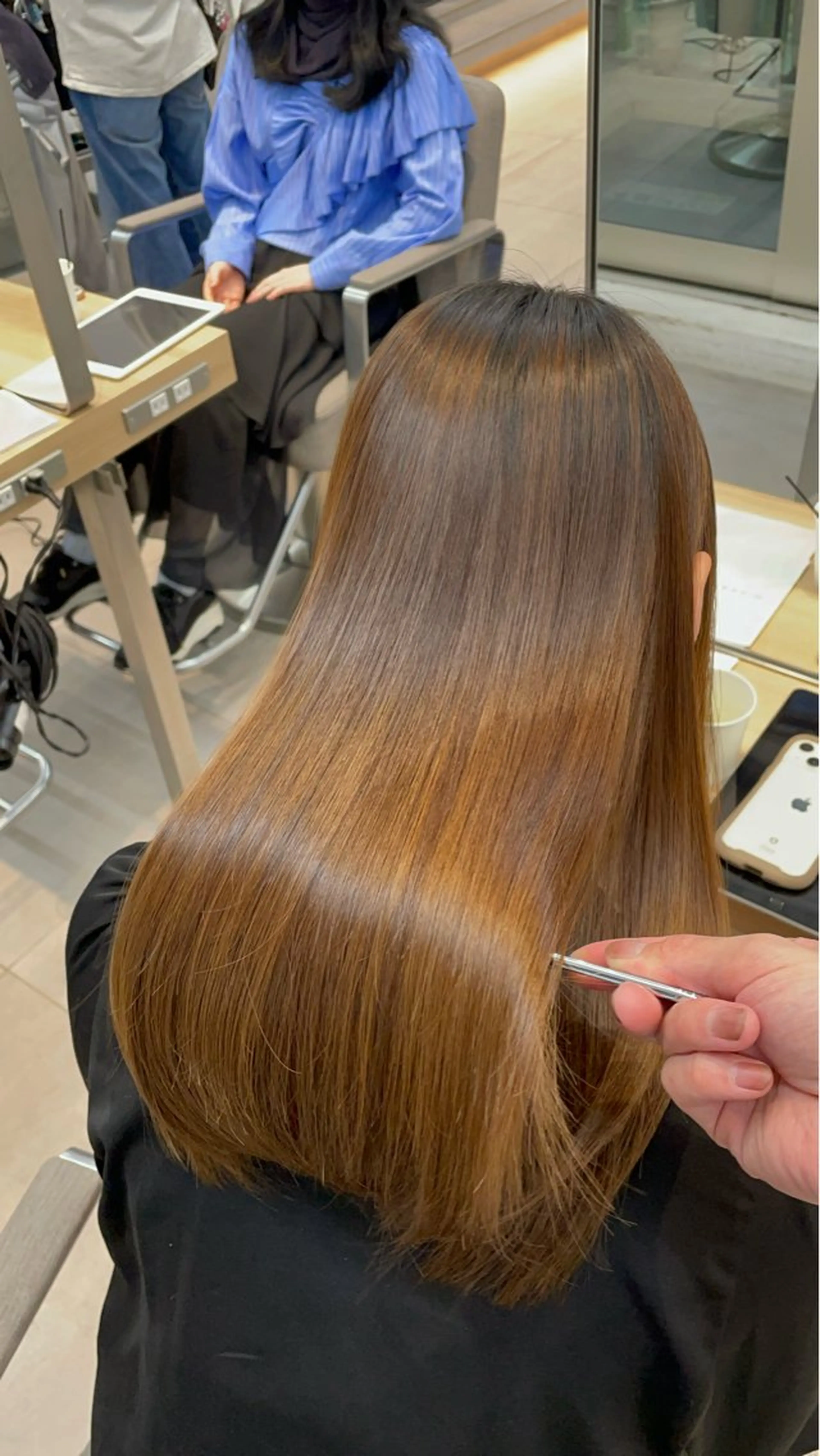 ロング カット 縮毛矯正 トリートメント ヘッドスパ ✨髪質改善✨美髪 矯正🫧小泉のヘアスタイル