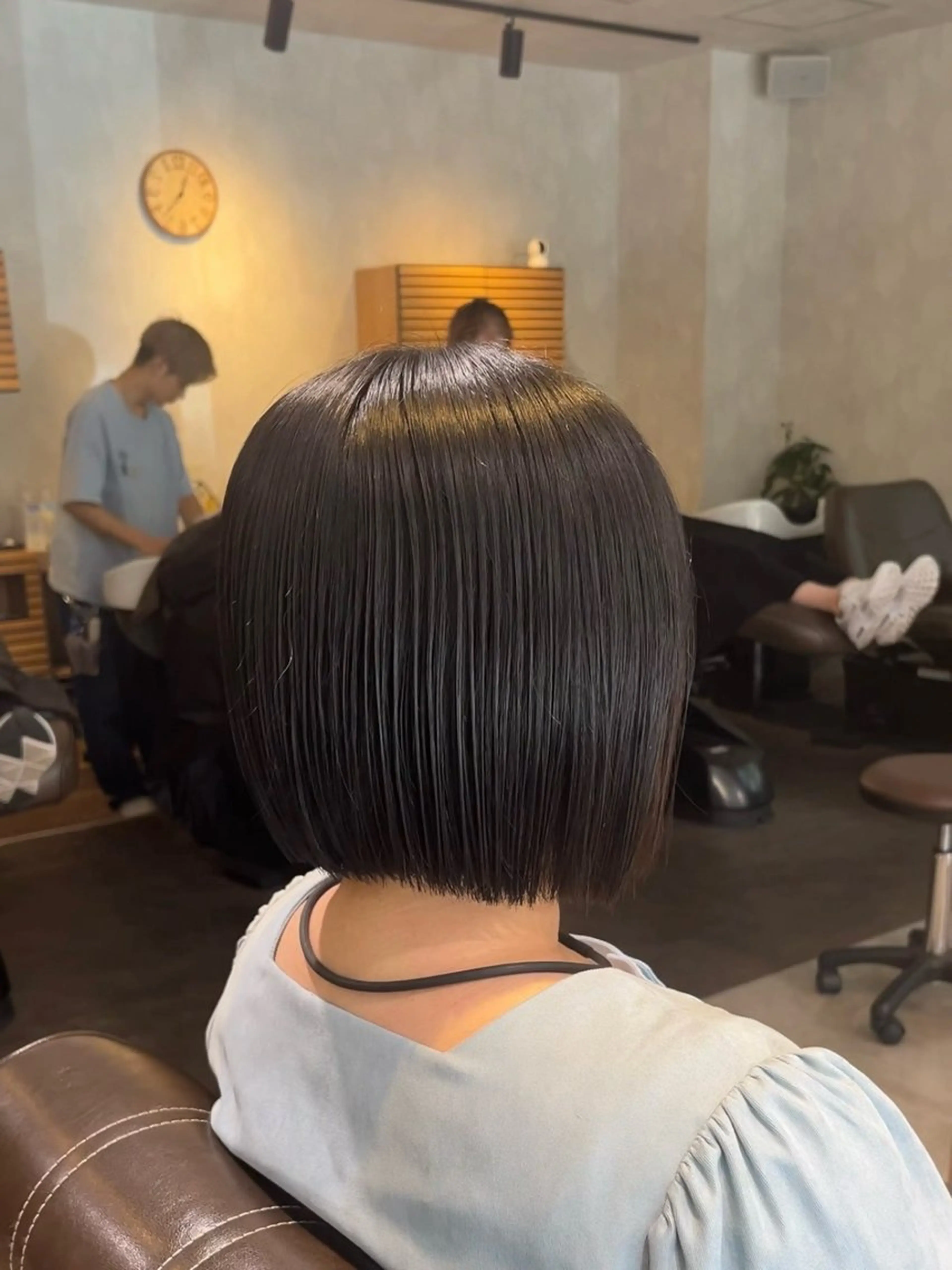 ショート カット 縮毛矯正 bel./arie ⠀ ⠀ ⠀のヘアスタイル