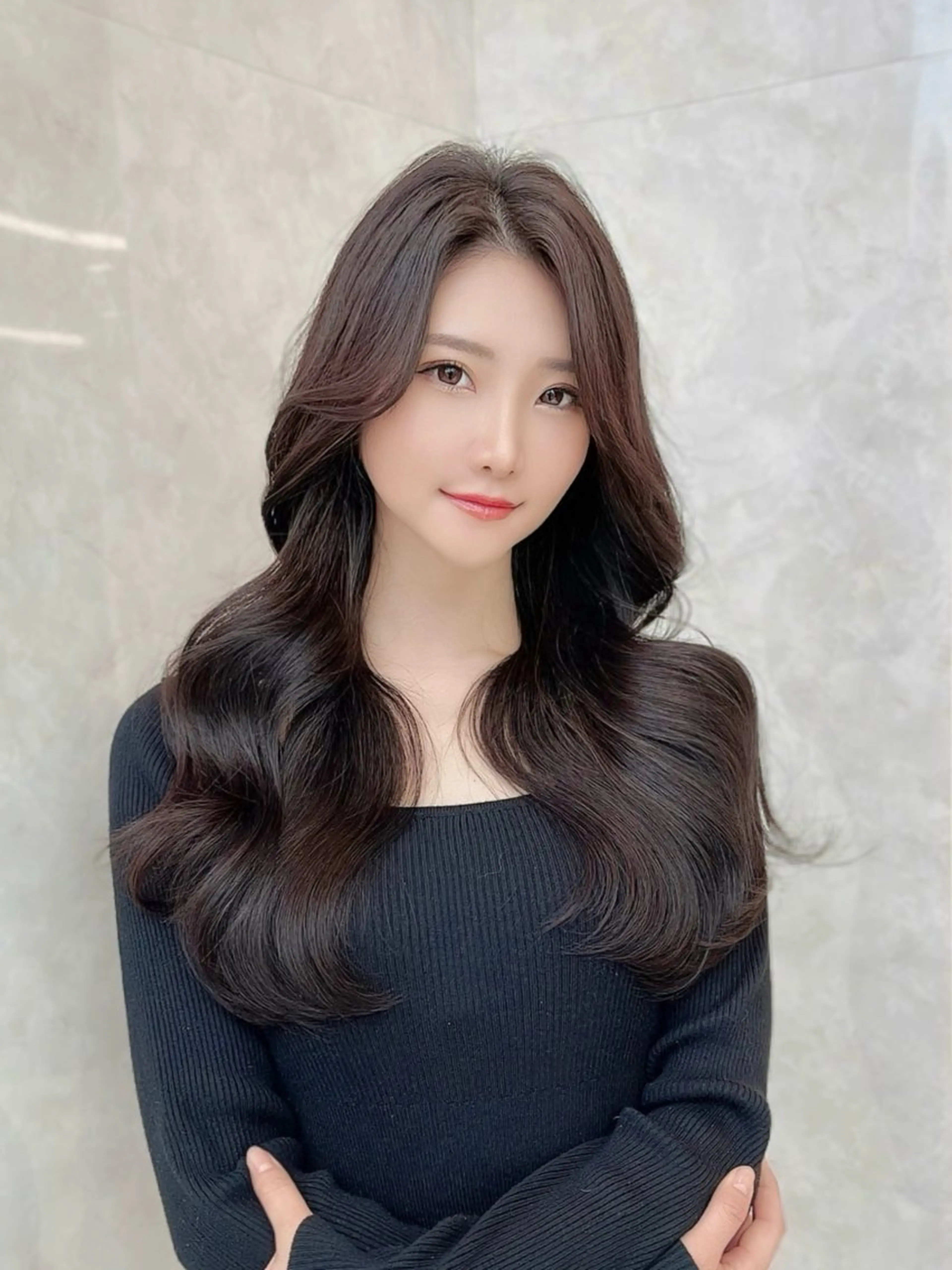 ロング カラー MAEUL luna所属・前髪顔周り/レイヤー 韓国/桔川恒のヘアスタイル