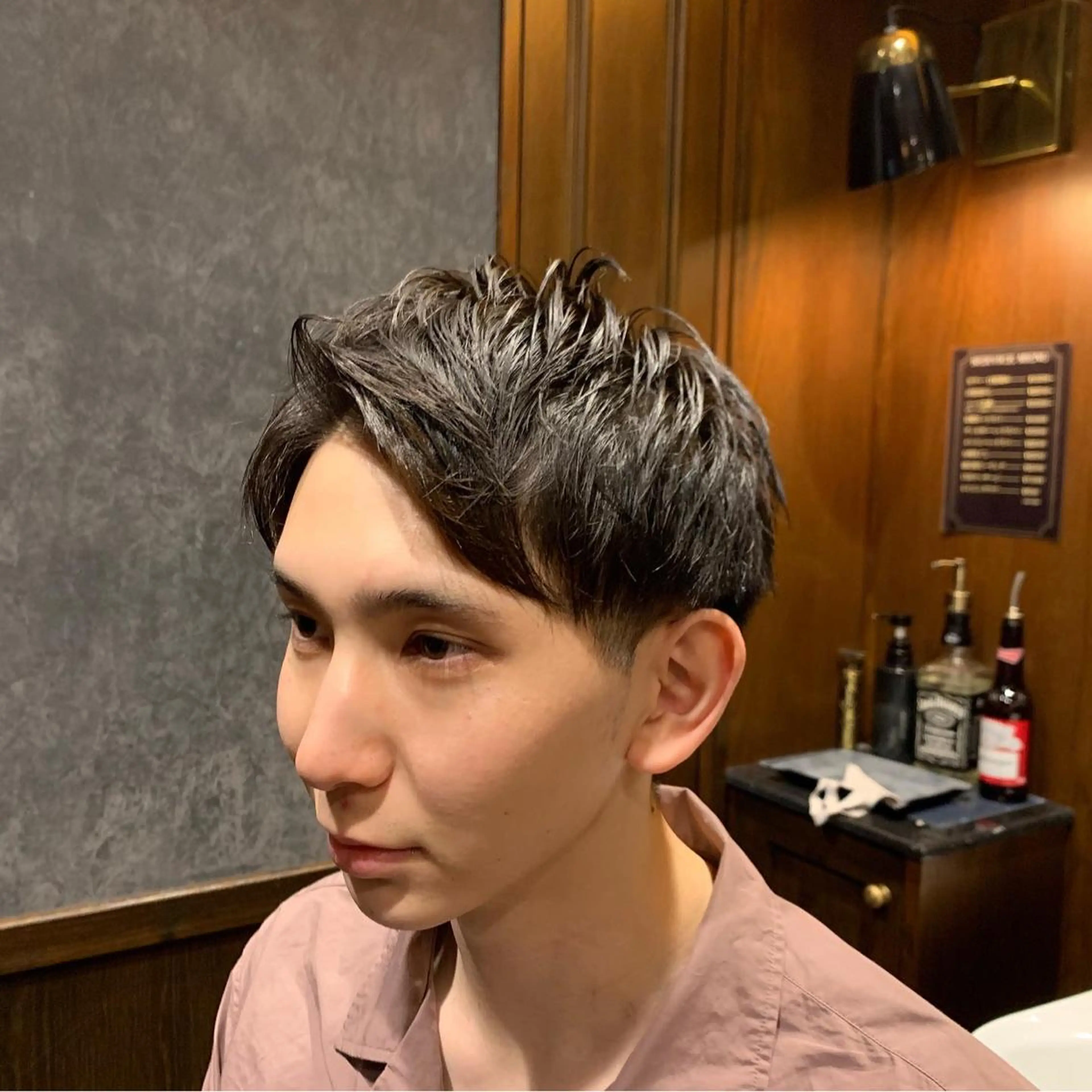 ショート メンズ ヒロ銀座 バーバーショップ神楽坂所属・ひらお あおとのヘアスタイル