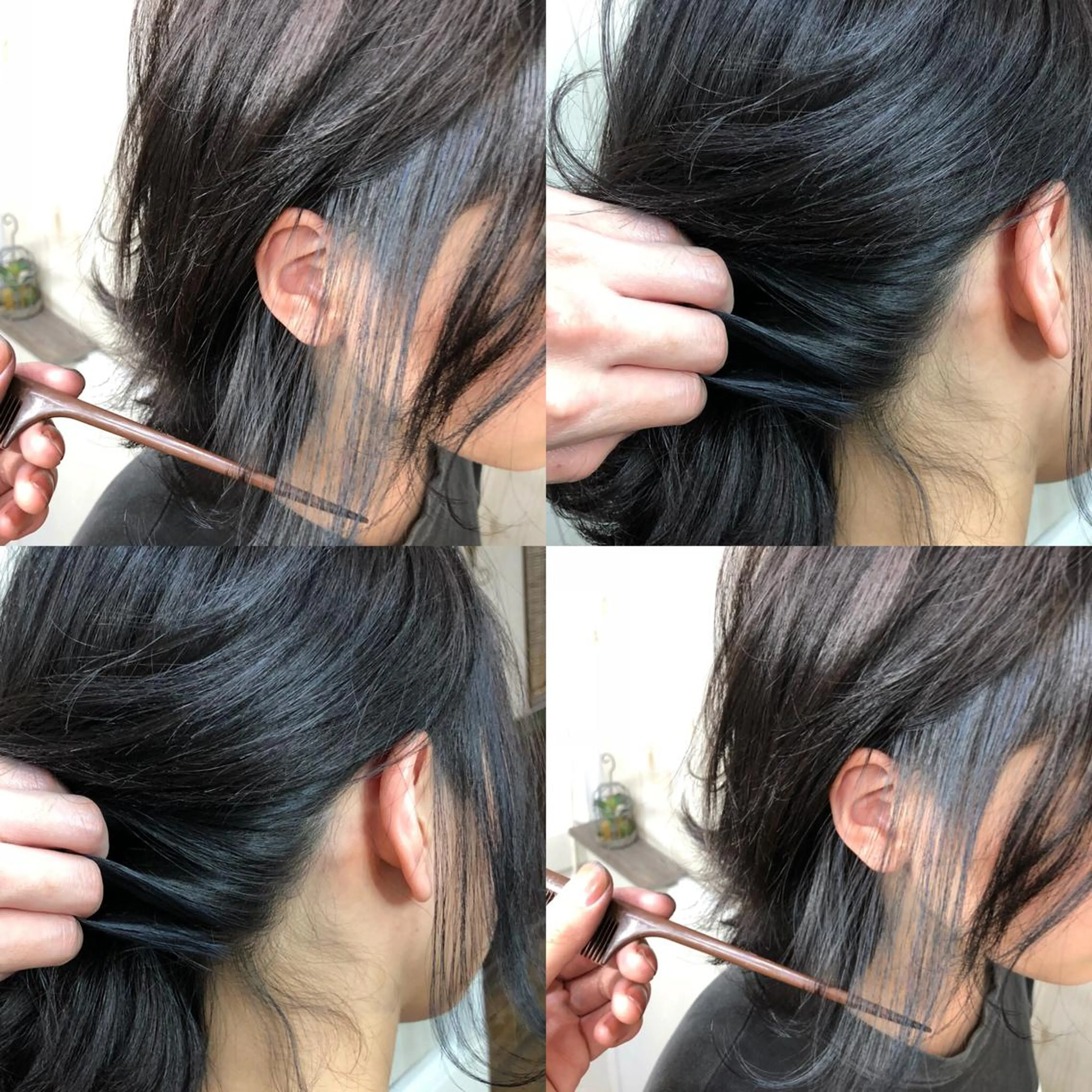 ショート カラー ブルーカラー ブルージュ ダークグレー FERNA池袋所属・マンツーマン施術✂︎ 金田尚久🎨のヘアスタイル
