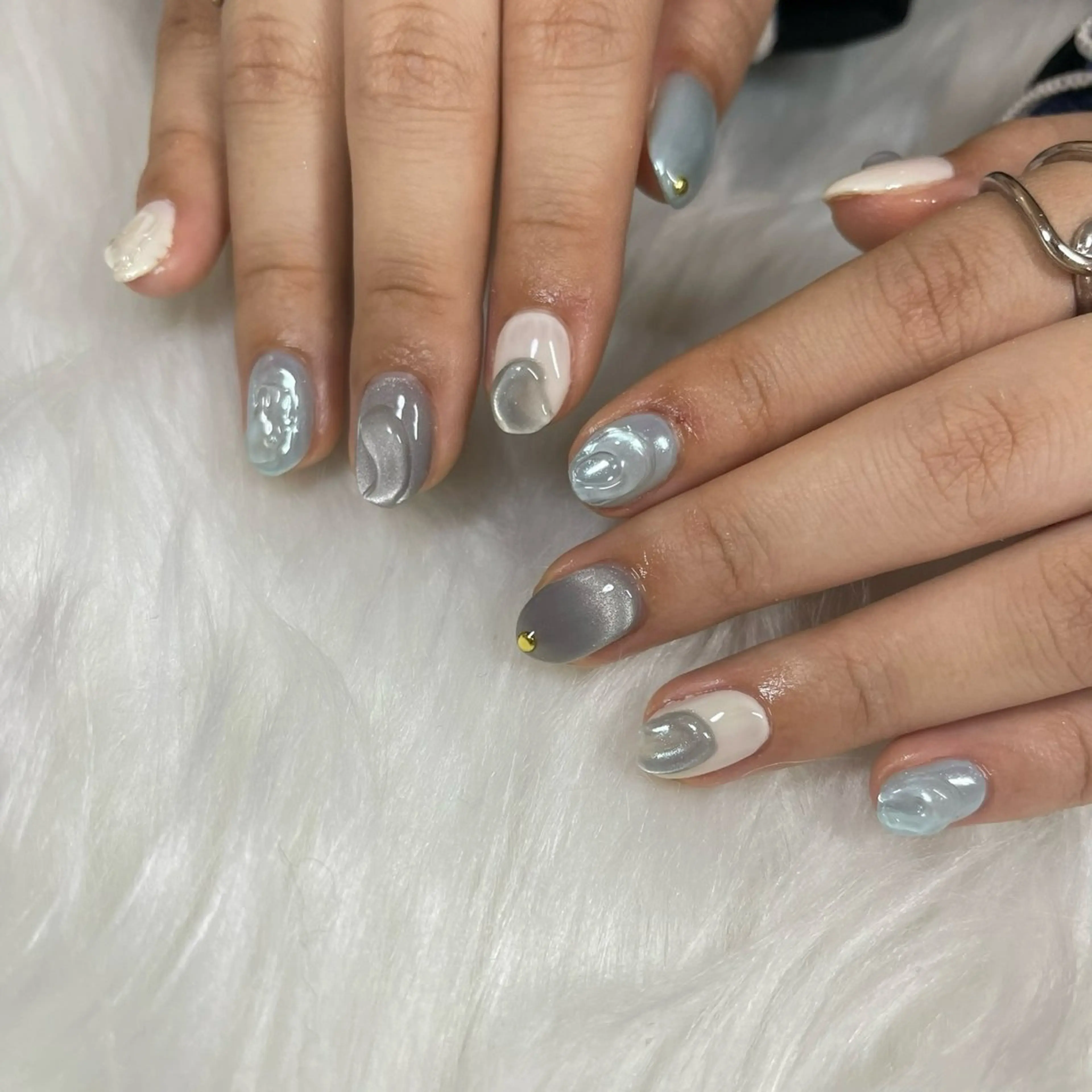 ネイル ハンドネイル nail salon hoLLyhockのネイルデザイン