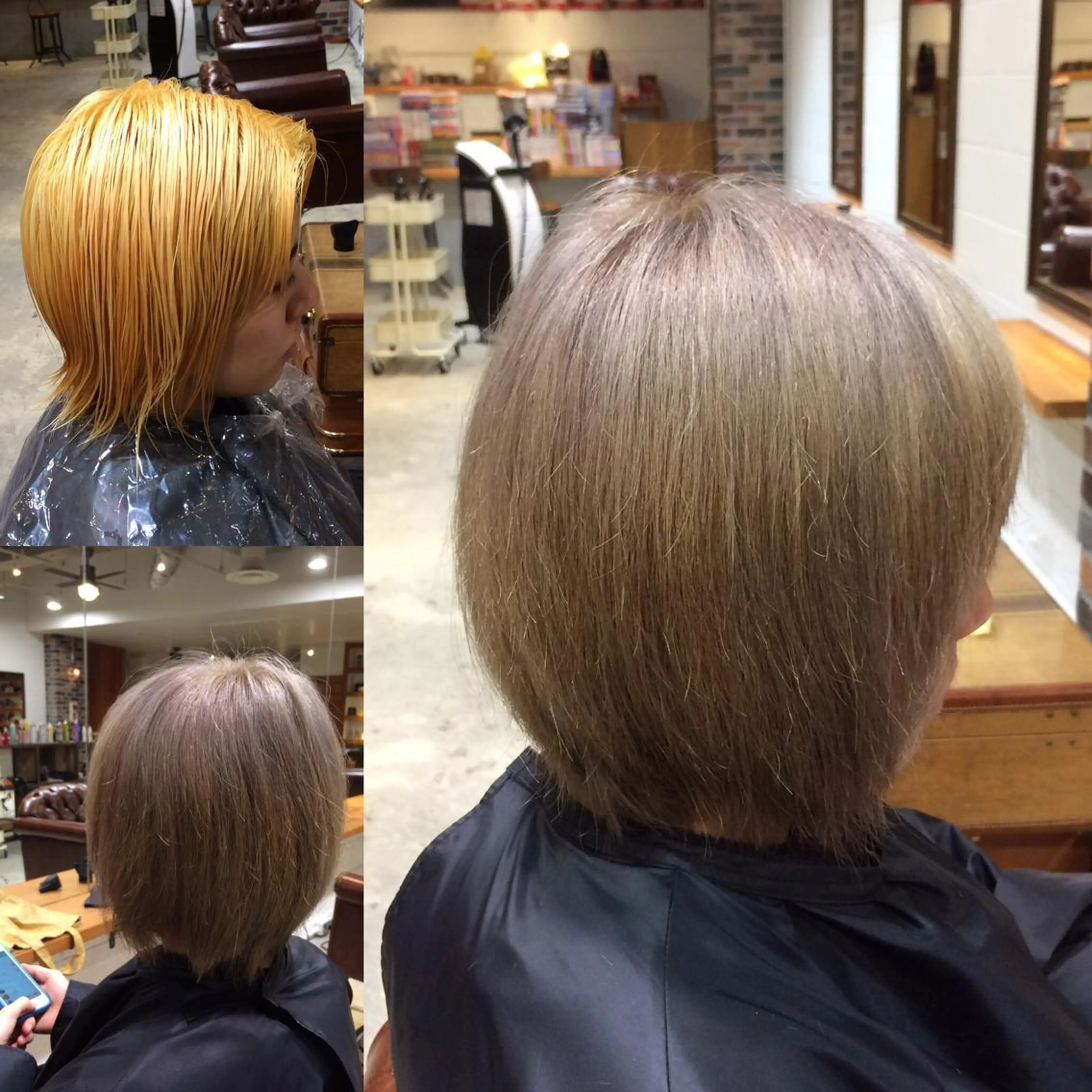 ショート カラー パーマ ヘアアレンジ メンズ キッズ Forest. -髪質改善-のヘアスタイル