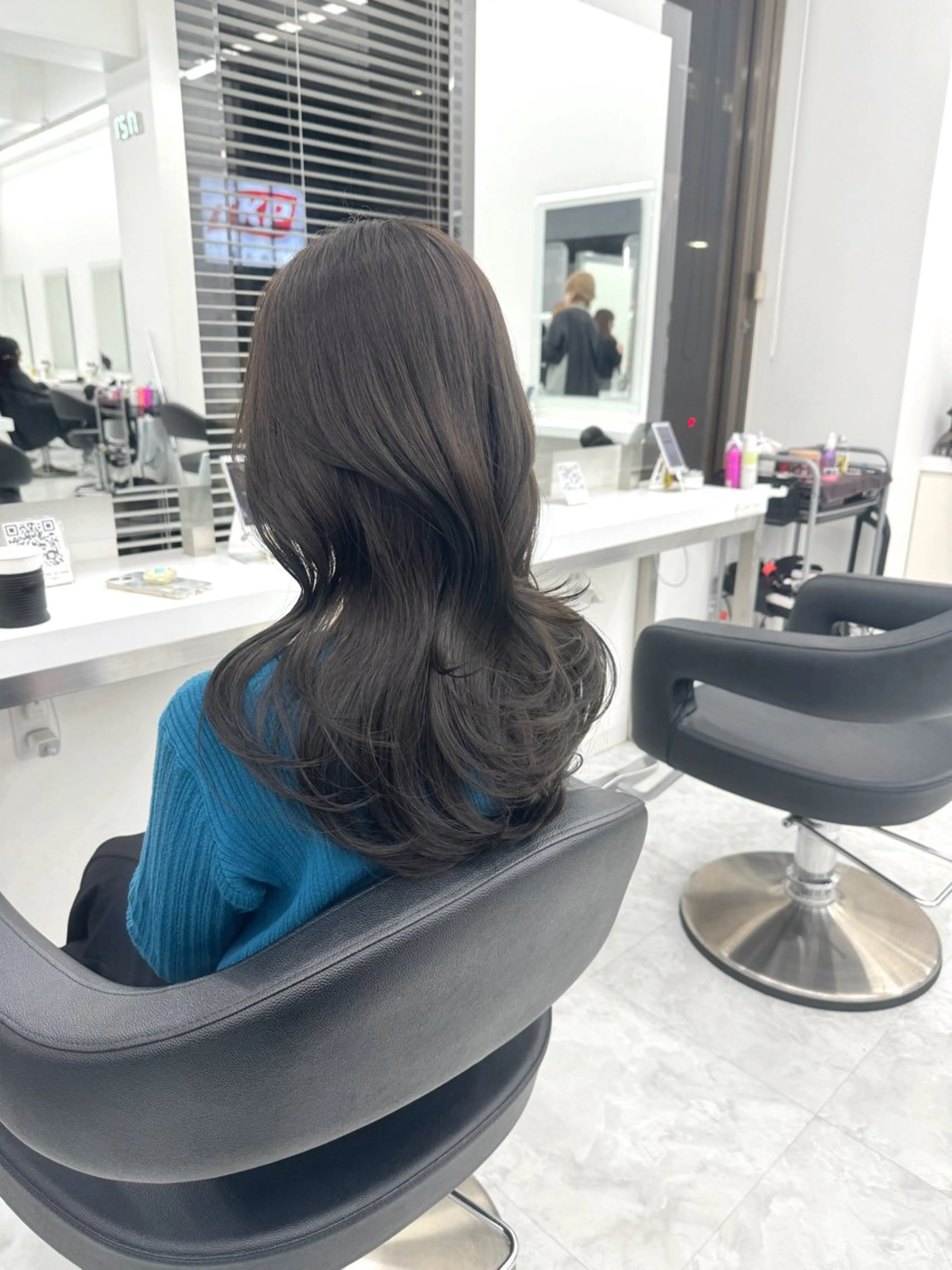 ロング カラー カット ヘアカラー トリートメント ヘッドスパ ヘアセット 💖透明感カラー＆暗 髪専門💖Akariのヘアスタイル