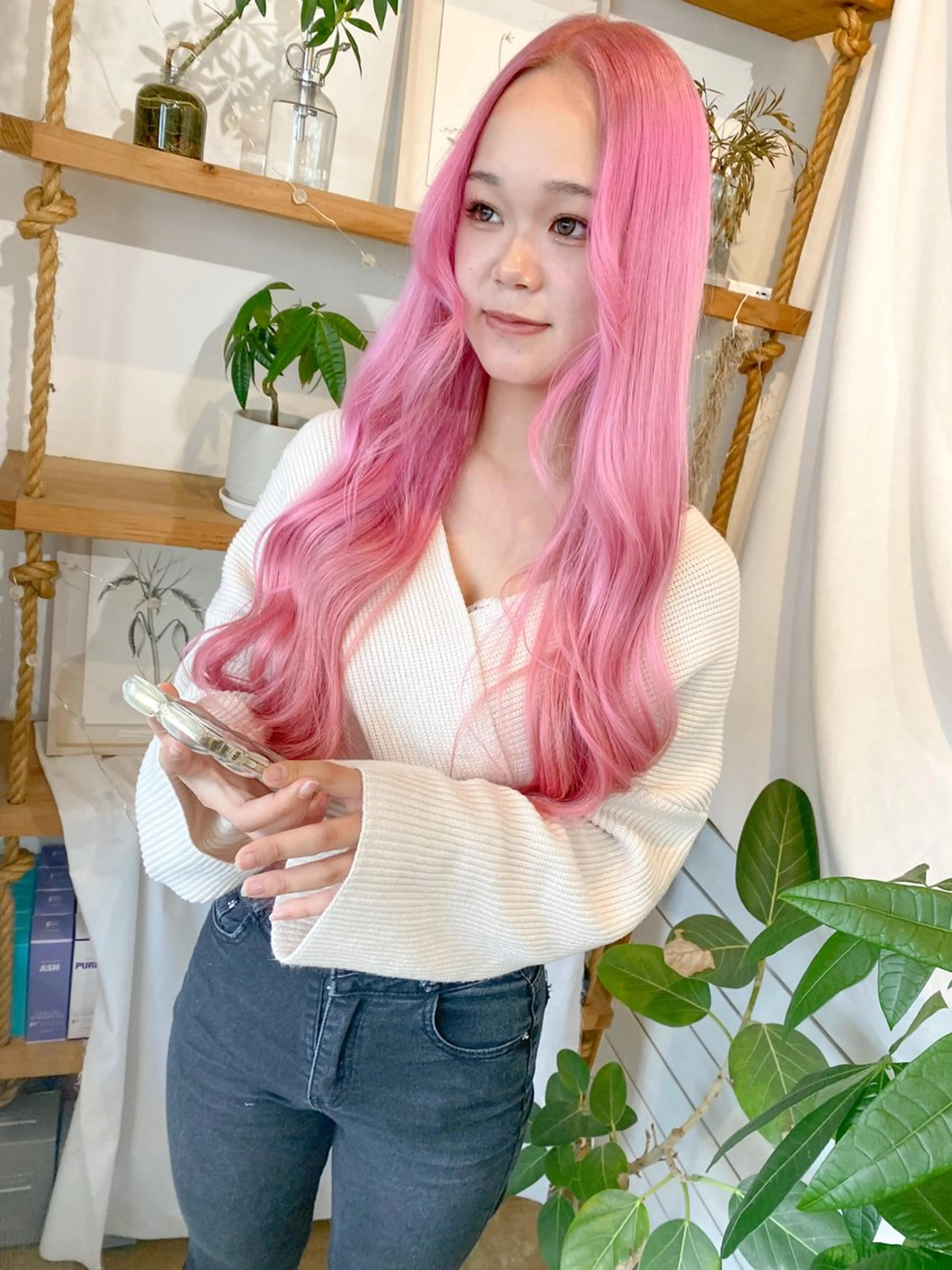ロング カラー Joule銀座 石山あやのヘアスタイル