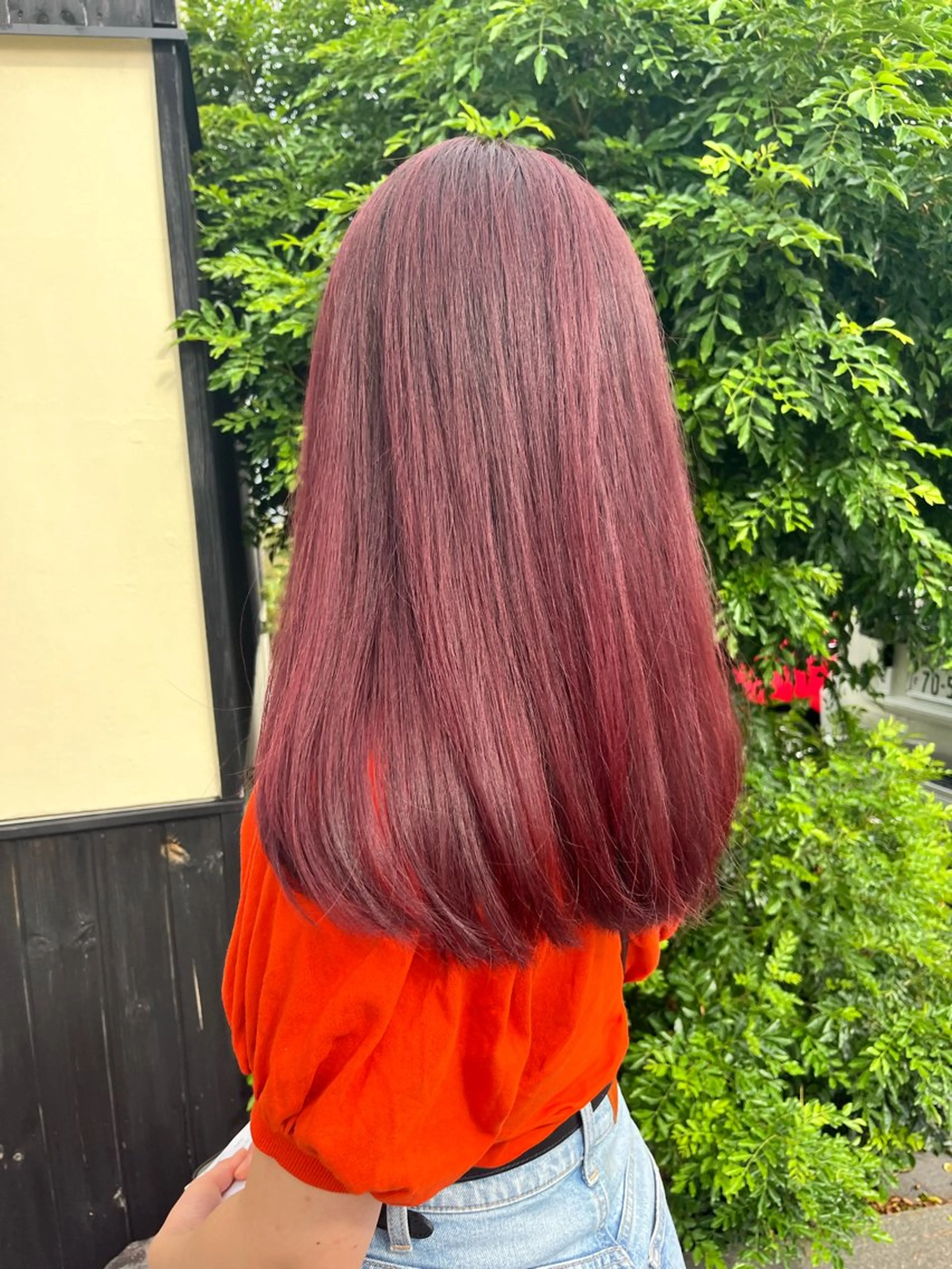 ロング ヘアカラー トリートメント 松本 茜のヘアスタイル
