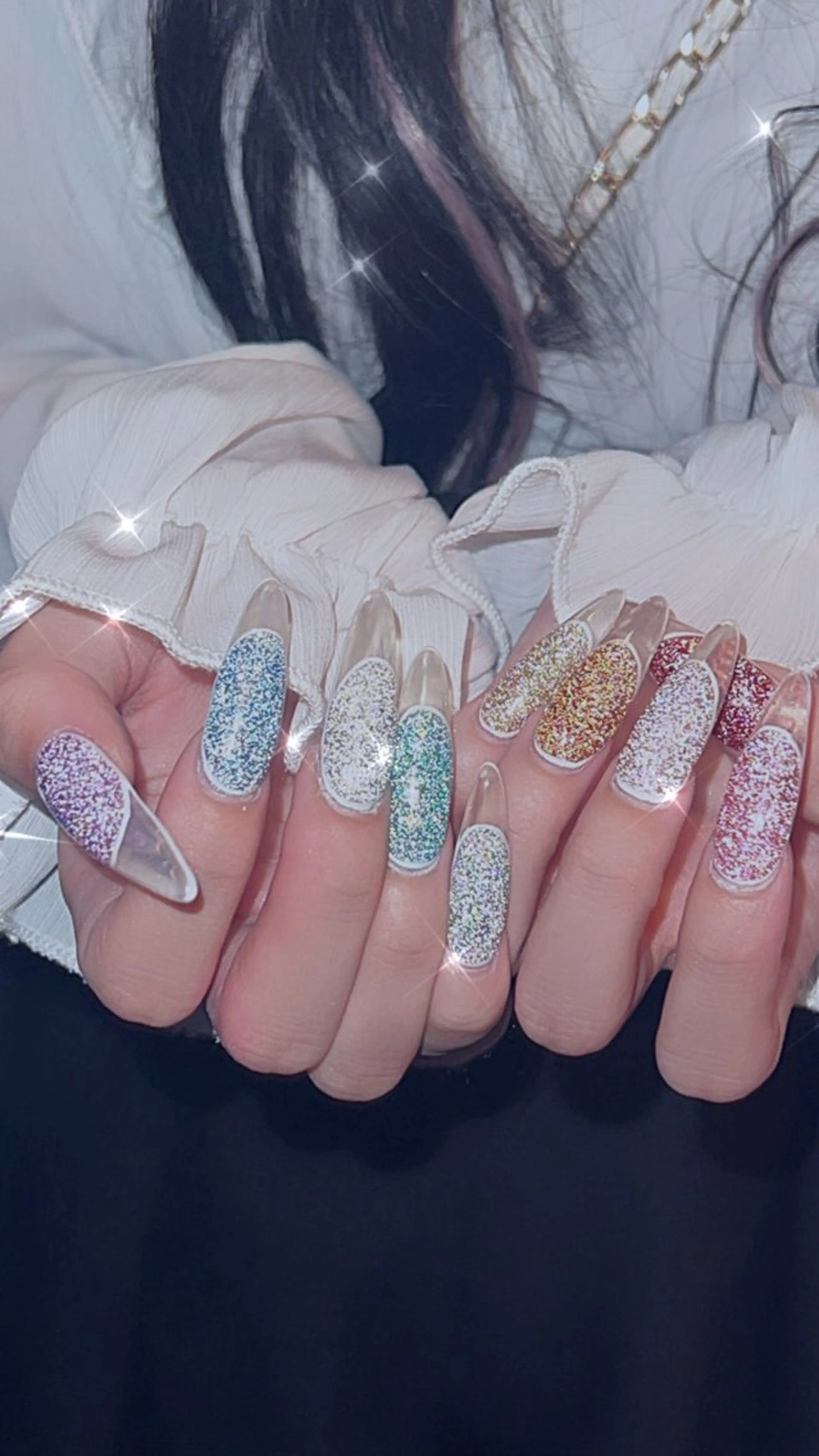 ネイル スカルプネイル Mizuki 🦋のネイルデザイン