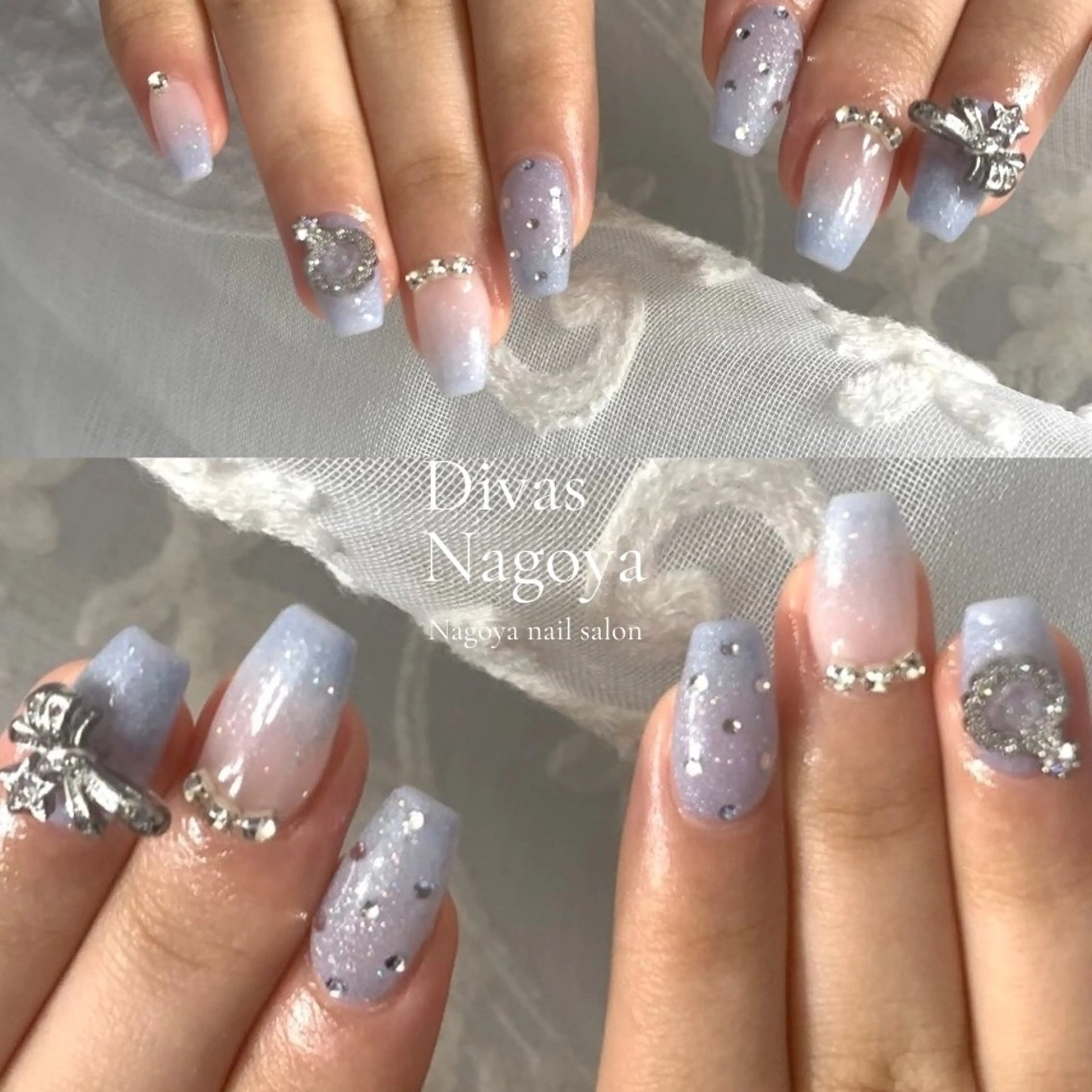 ネイル アートネイル 韓国ネイル マットネイル ミラーネイル ニュアンスネイル 🎀 Divas _Nagoyaのネイルデザイン