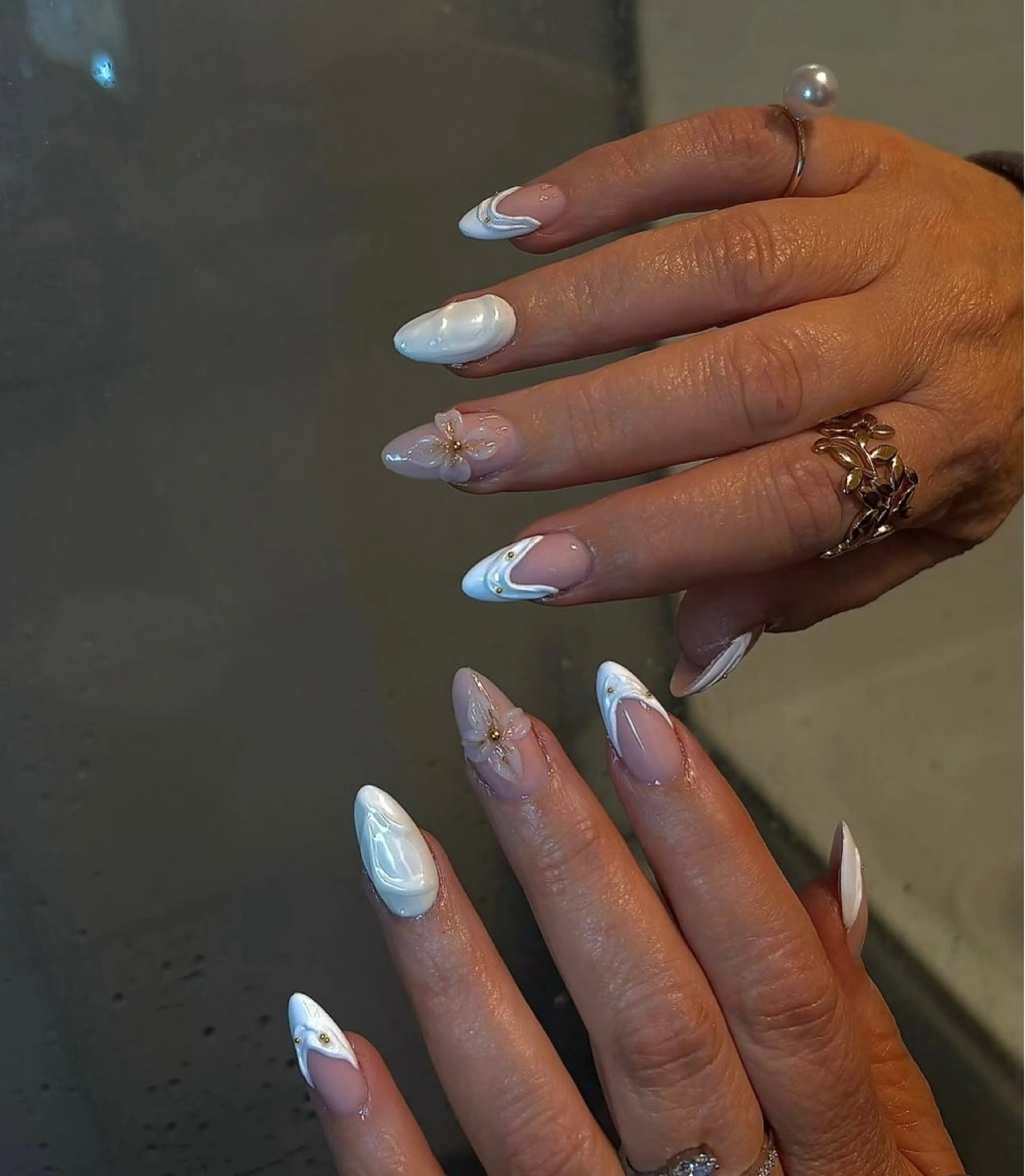 ネイル 長さ出し ジェルネイル オフィスネイル ワンカラーネイル パラジェル ハンドネイル Michi_Nails_Salon所属・Michi Nail Staffのネイルデザイン