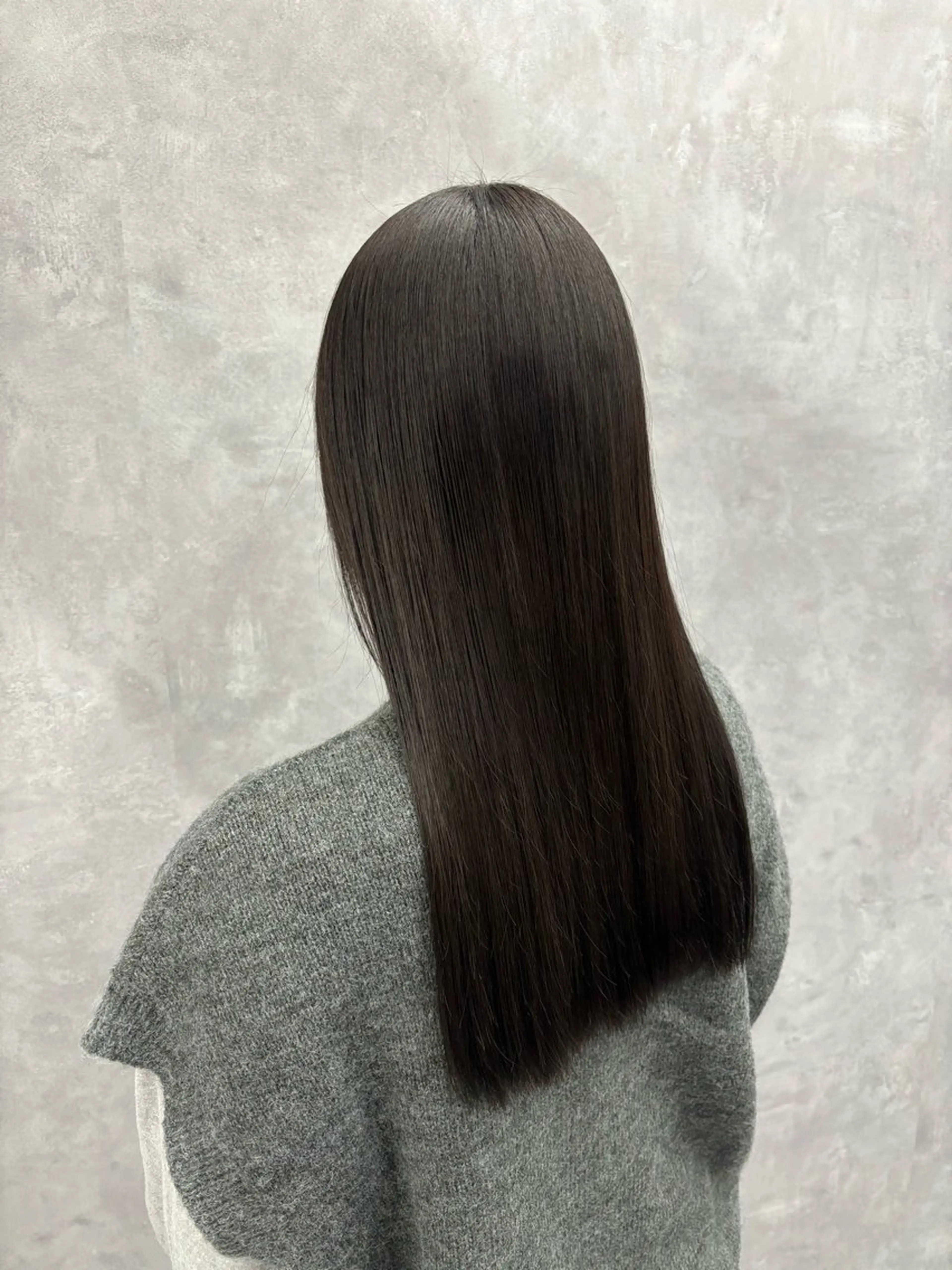 セミロング カット ヘアカラー トリートメント NUMBER 天王寺YUYAのヘアスタイル