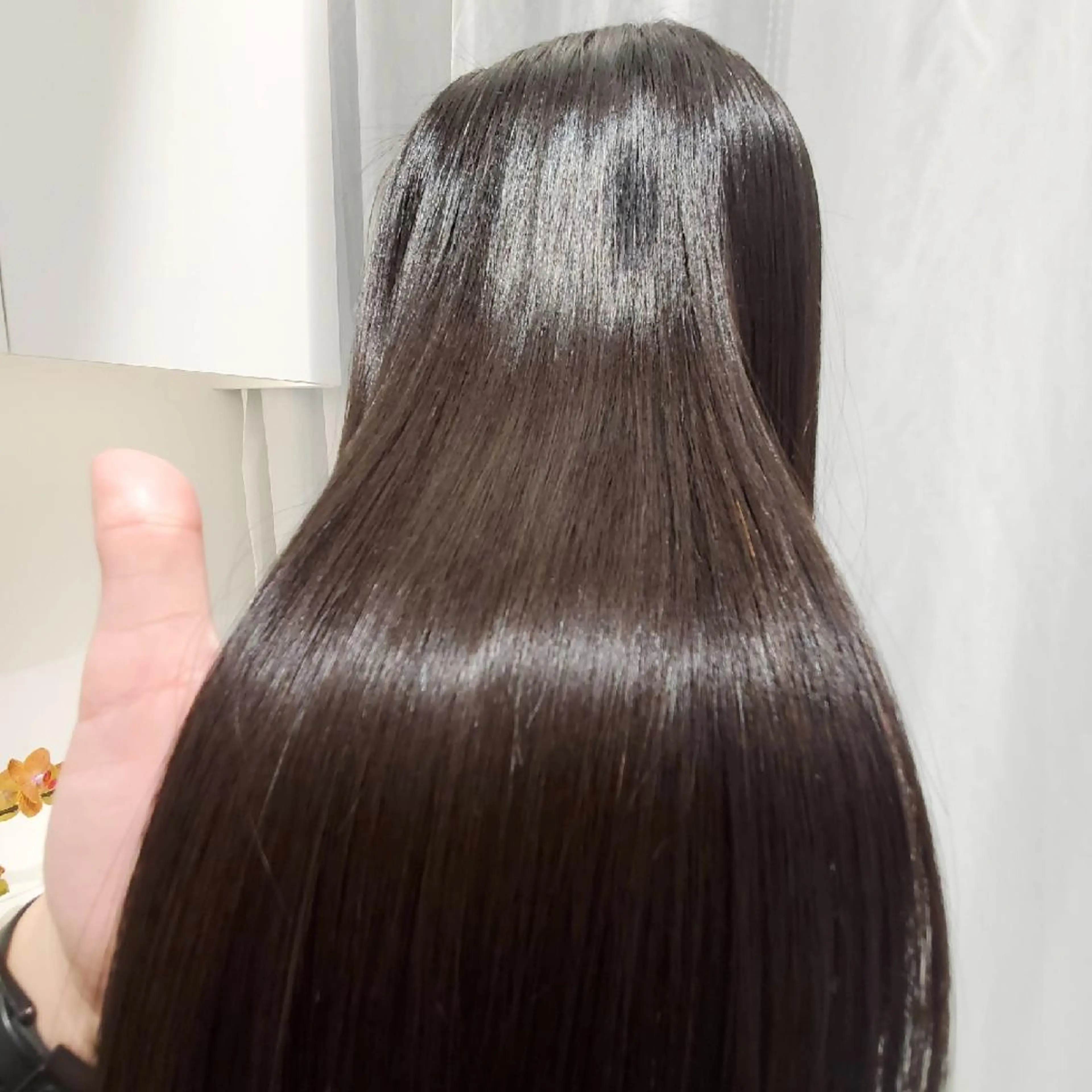 ロング カラー ヘアアレンジ 顔まわりデザイン🌿 ふじこのヘアスタイル