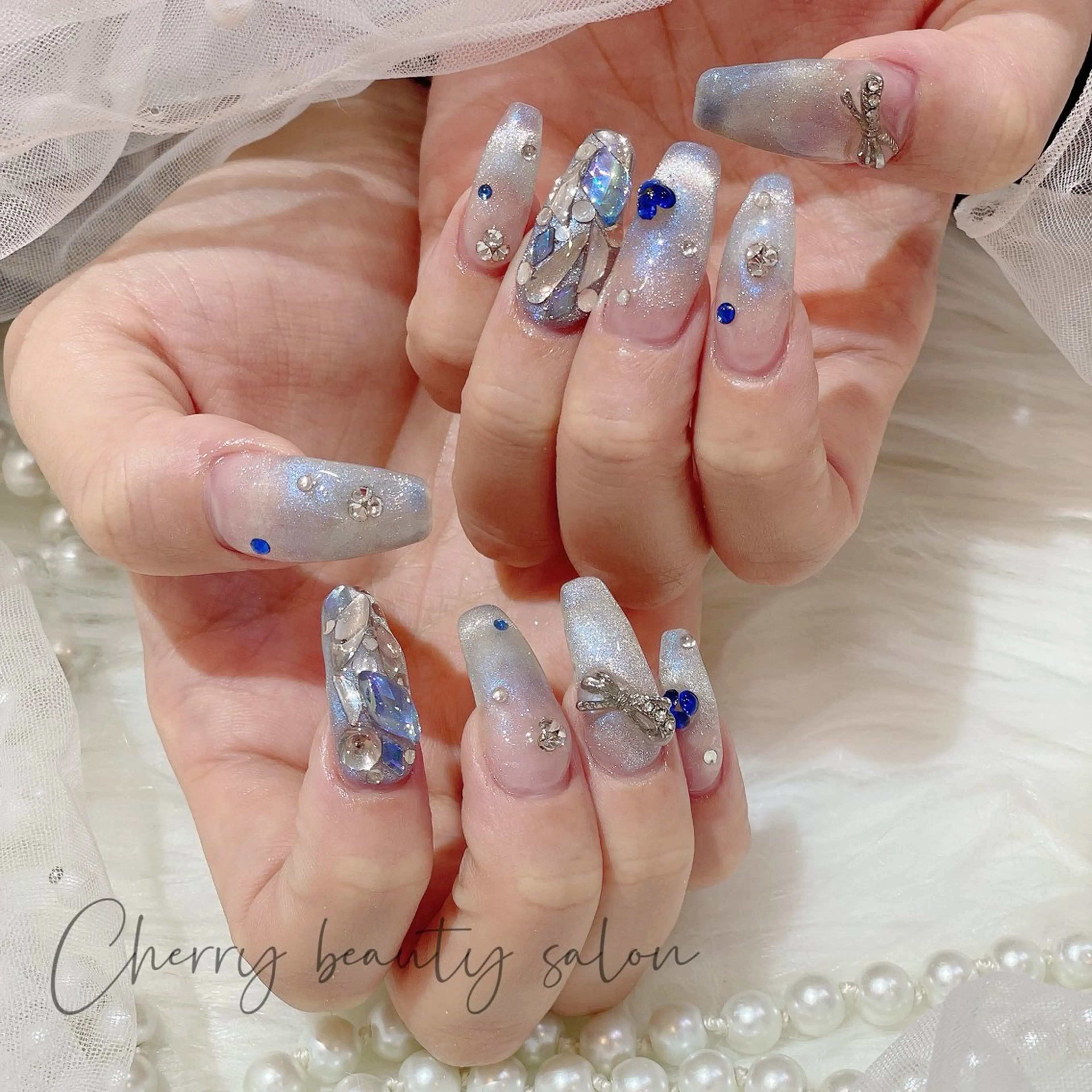 ネイル ハンドネイル ハンドケア SAKURA 🍒のネイルデザイン