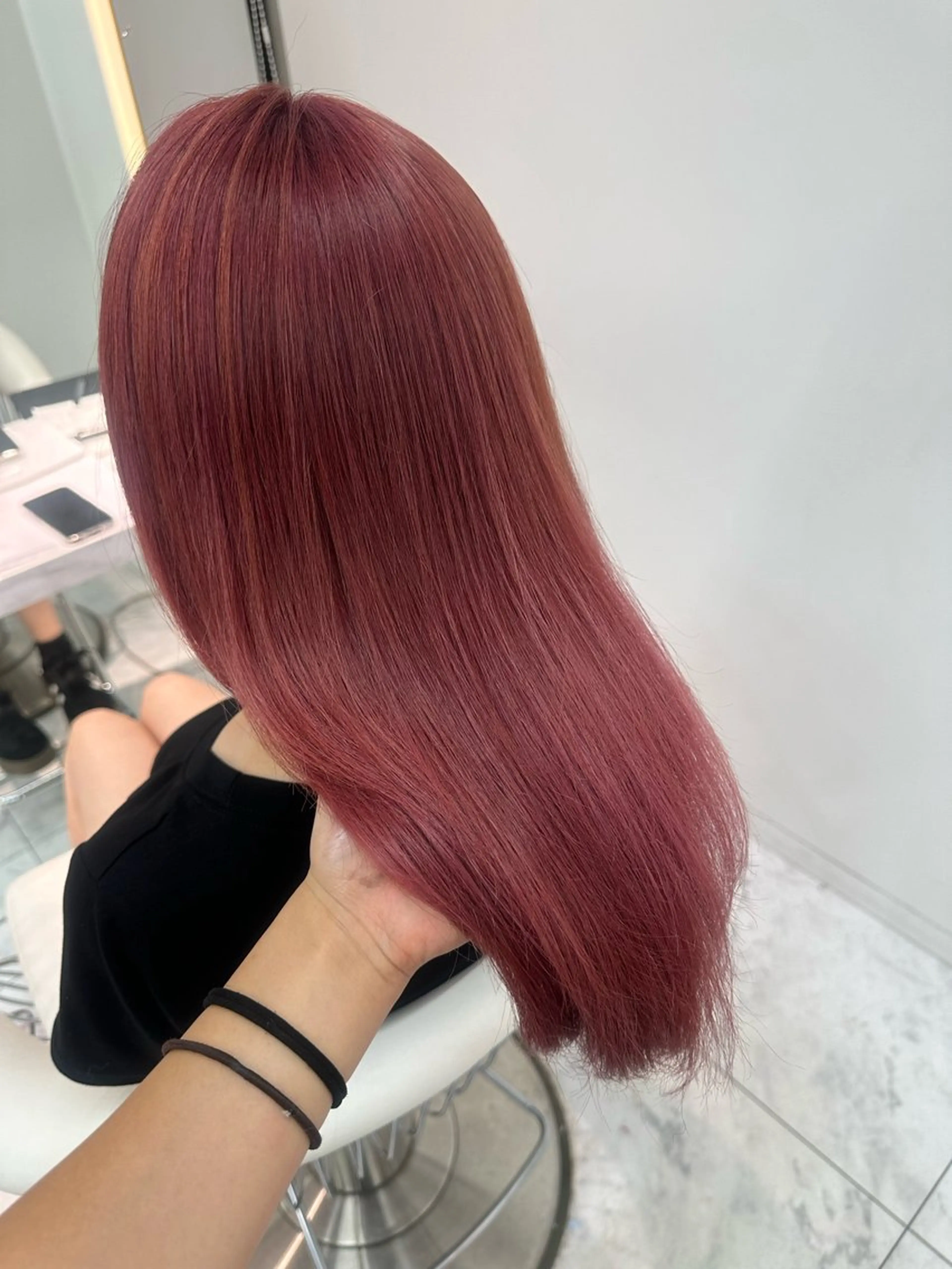 ロング カラー ブリーチ カット ヘアカラー トリートメント 🍒楓🍒北九州1 艶カラー作る人🎨のヘアスタイル