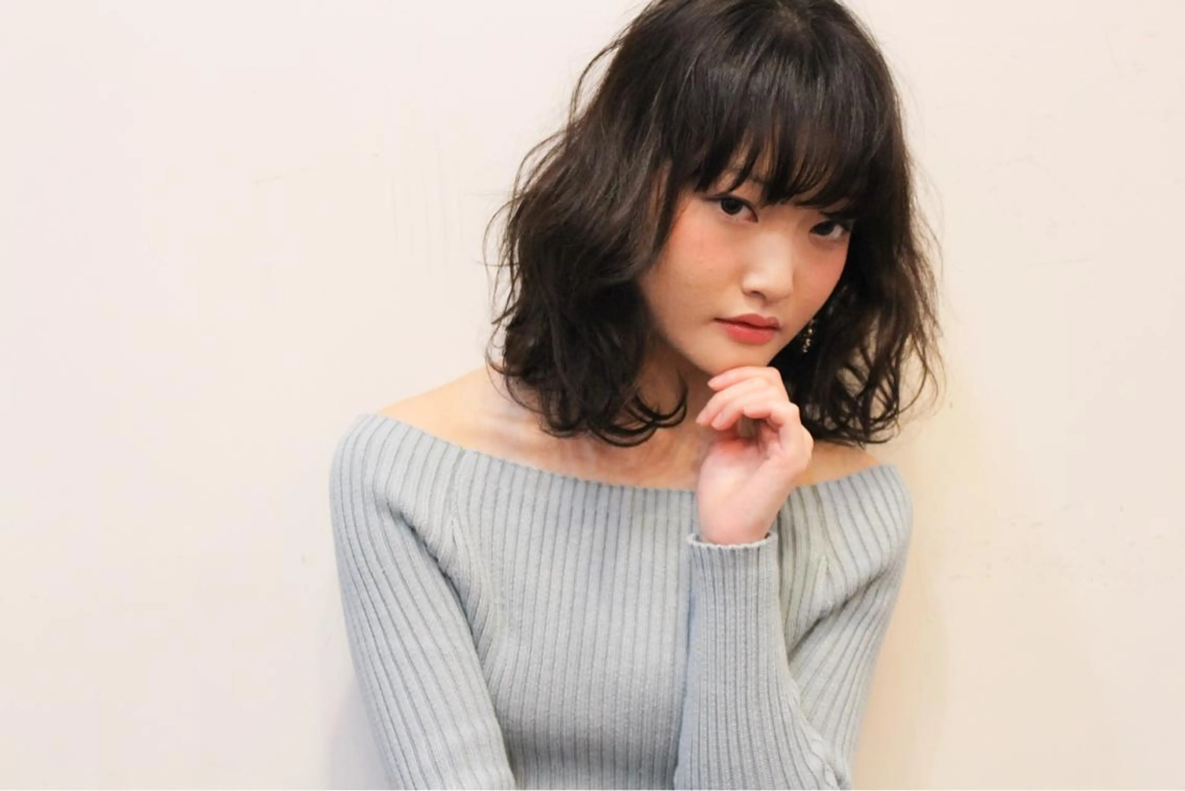 ミディアム 横井伴典 矢場町 メンズカット/パーマのヘアスタイル