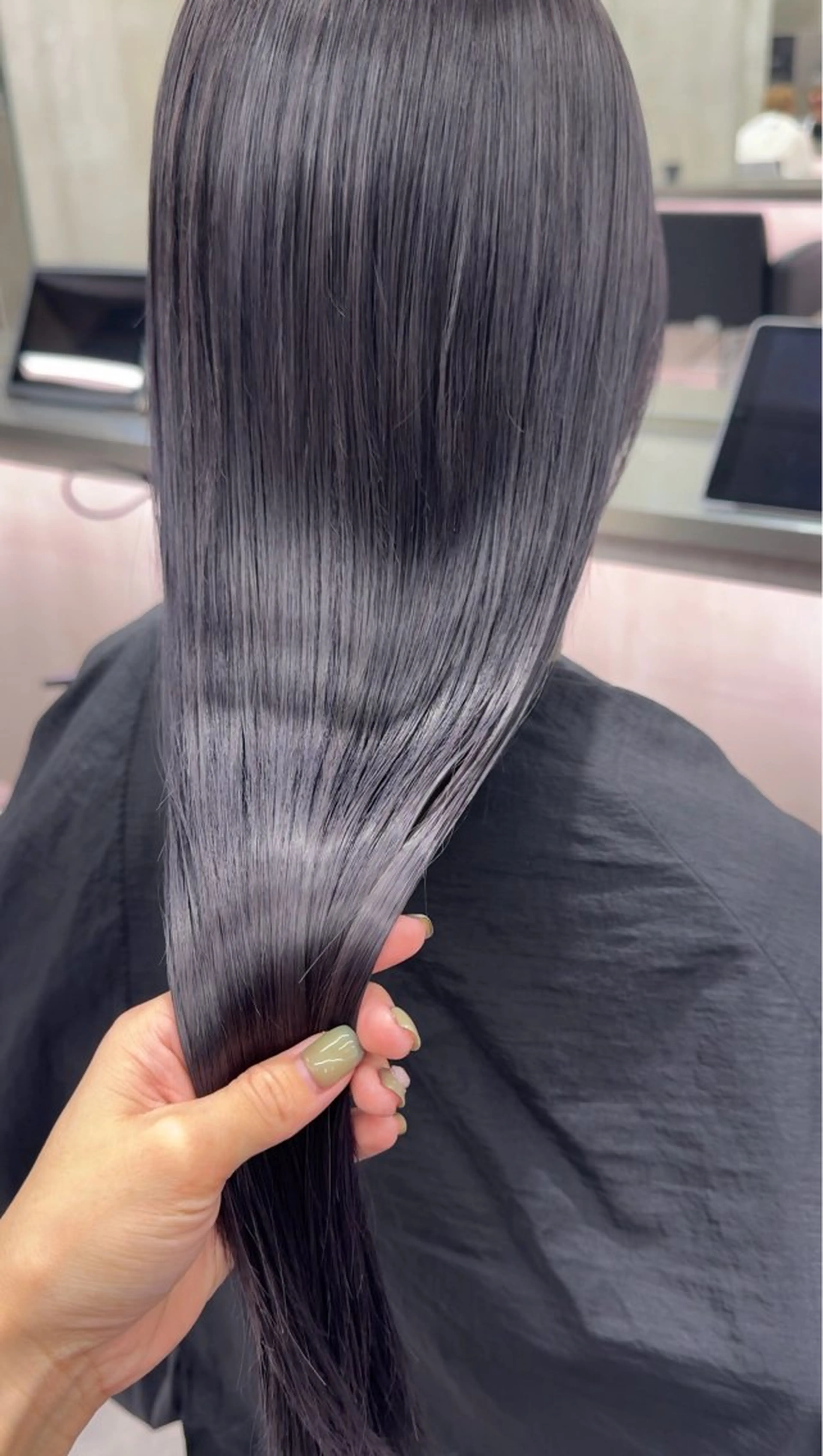 カラー ブリーチ 透明感カラー 髪質改善 🍈yurina パーマ🍈のヘアスタイル