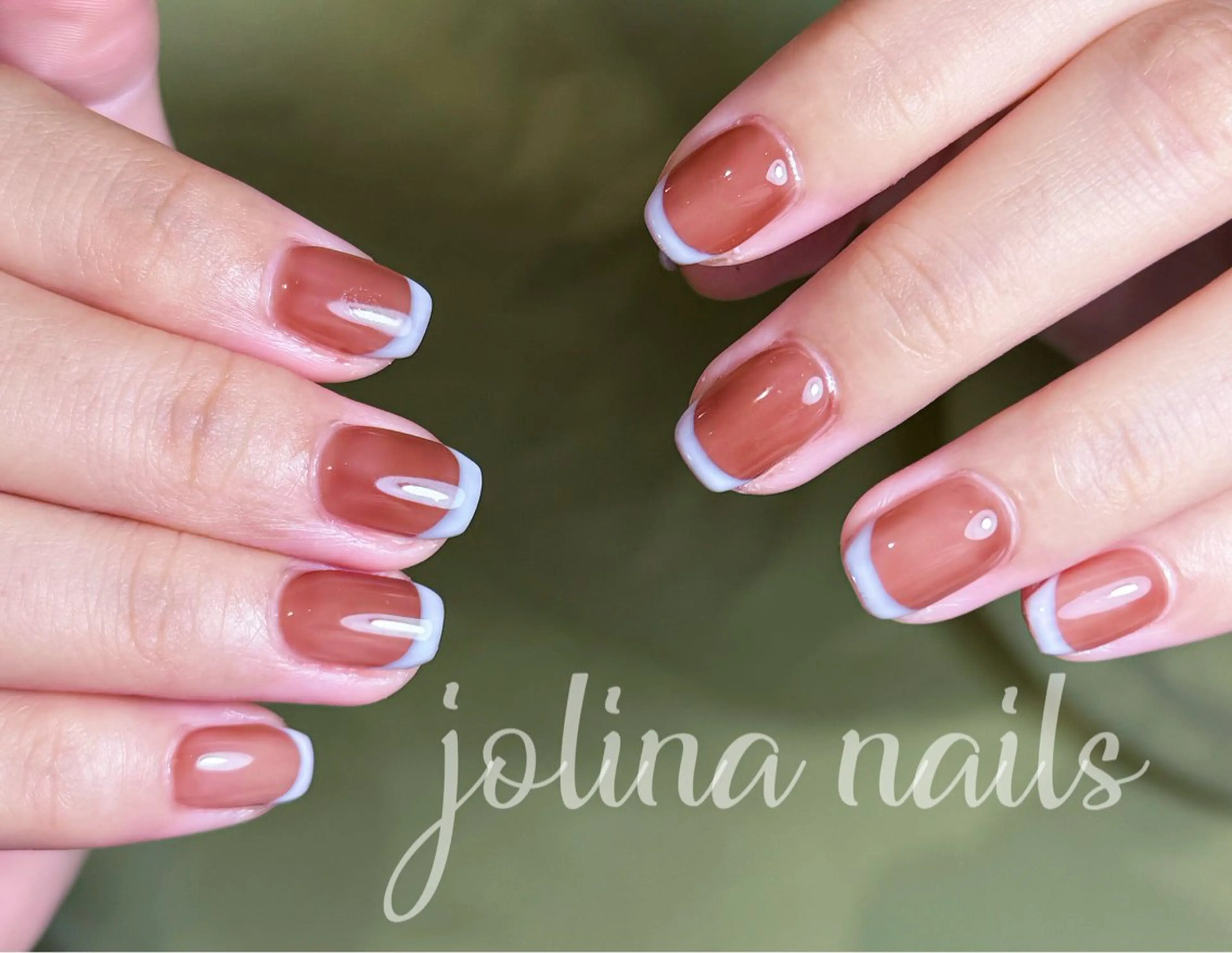 ネイル フレンチネイル オフィスネイル シンプルネイル ハンドネイル ハンドケア jolina nails鶴見店のネイルデザイン
