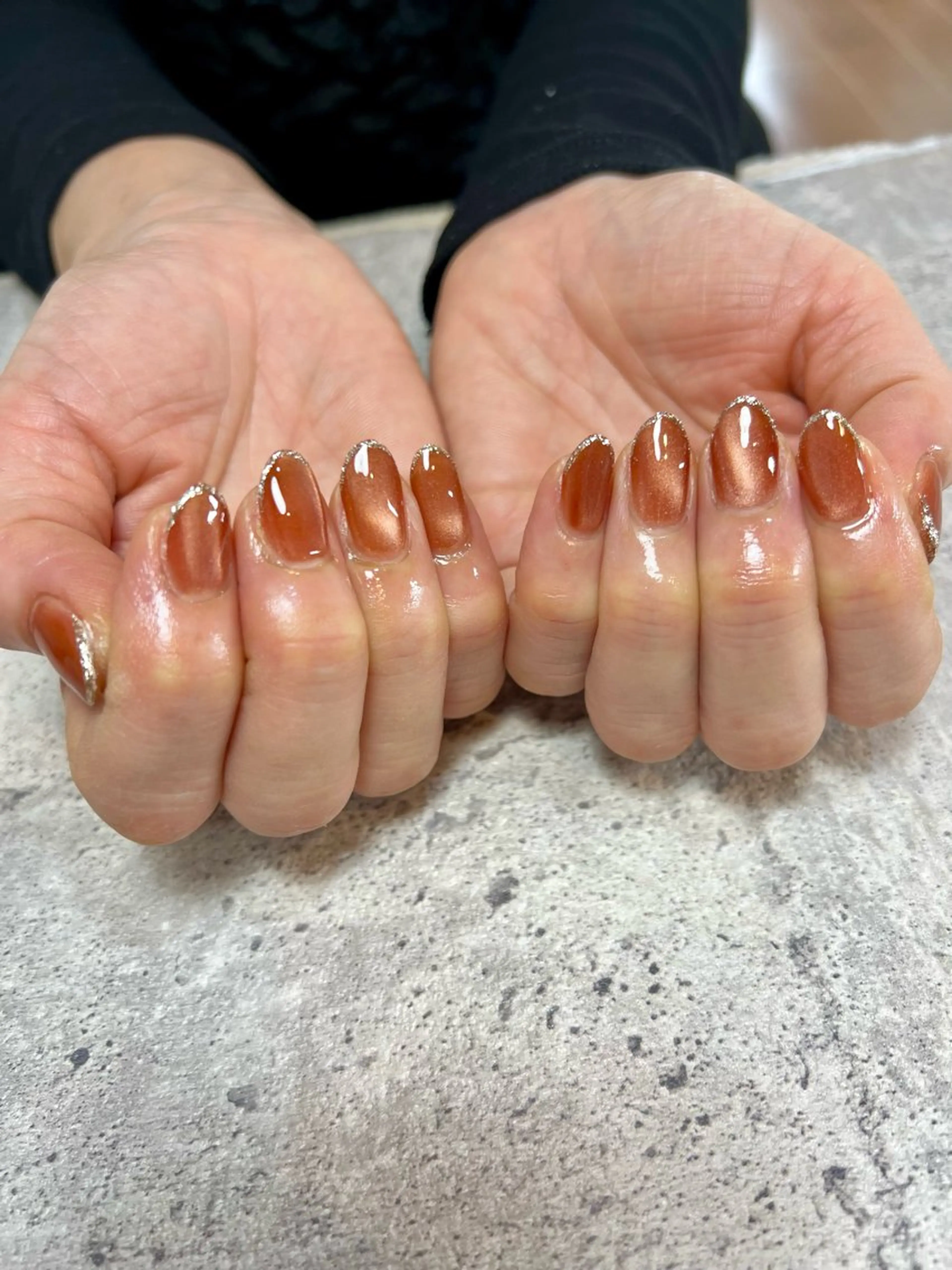 ネイル フレンチネイル 氷ネイル・うるうるネイル キラキラネイル マグネットネイル ハンドネイル nail salon y＋のネイルデザイン