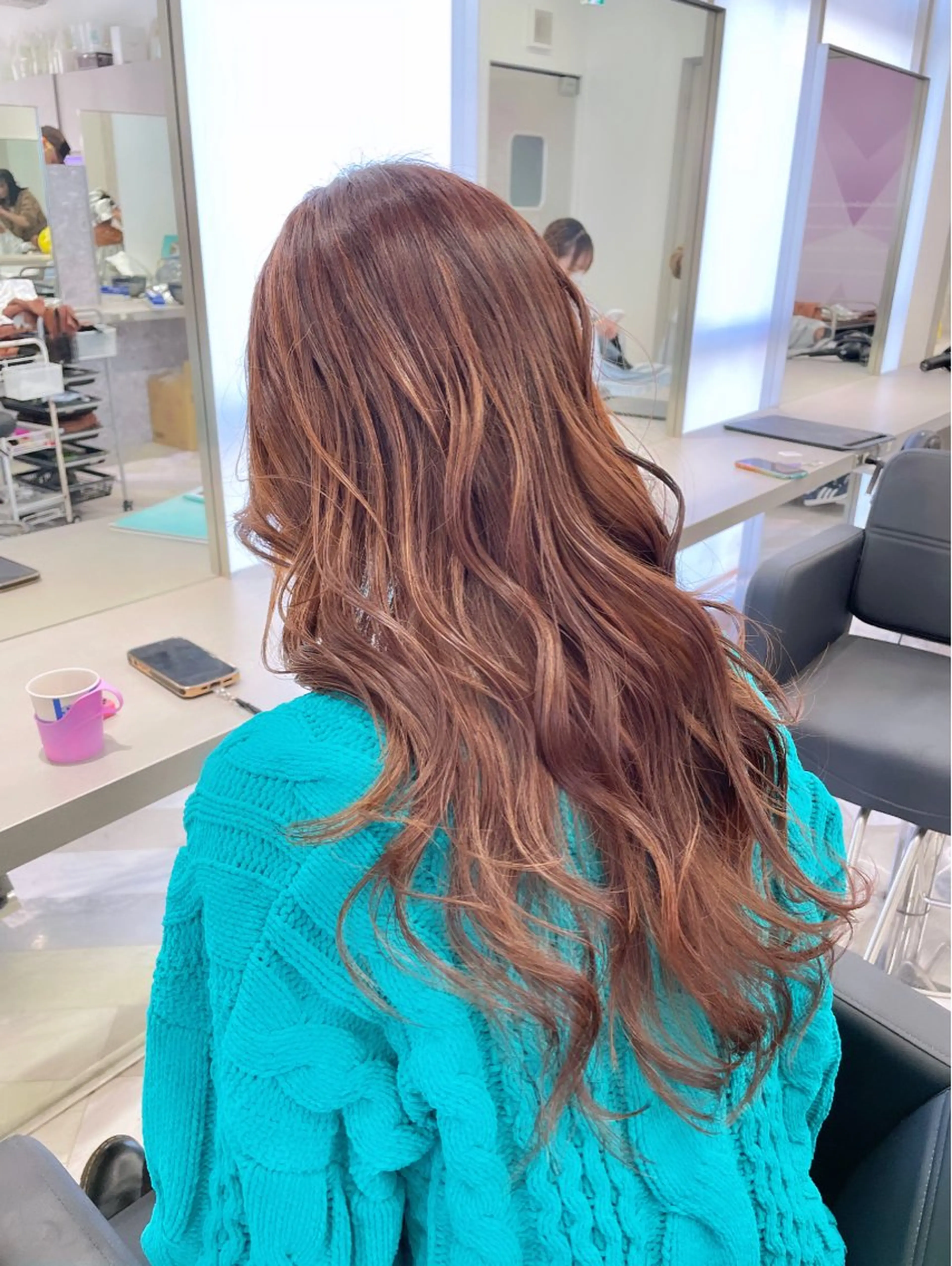 セミロング カラー ヘアアレンジ カット ヘアカラー トリートメント ヘアセット 🎗井上 竜 ブリーチ指名No.1のヘアスタイル