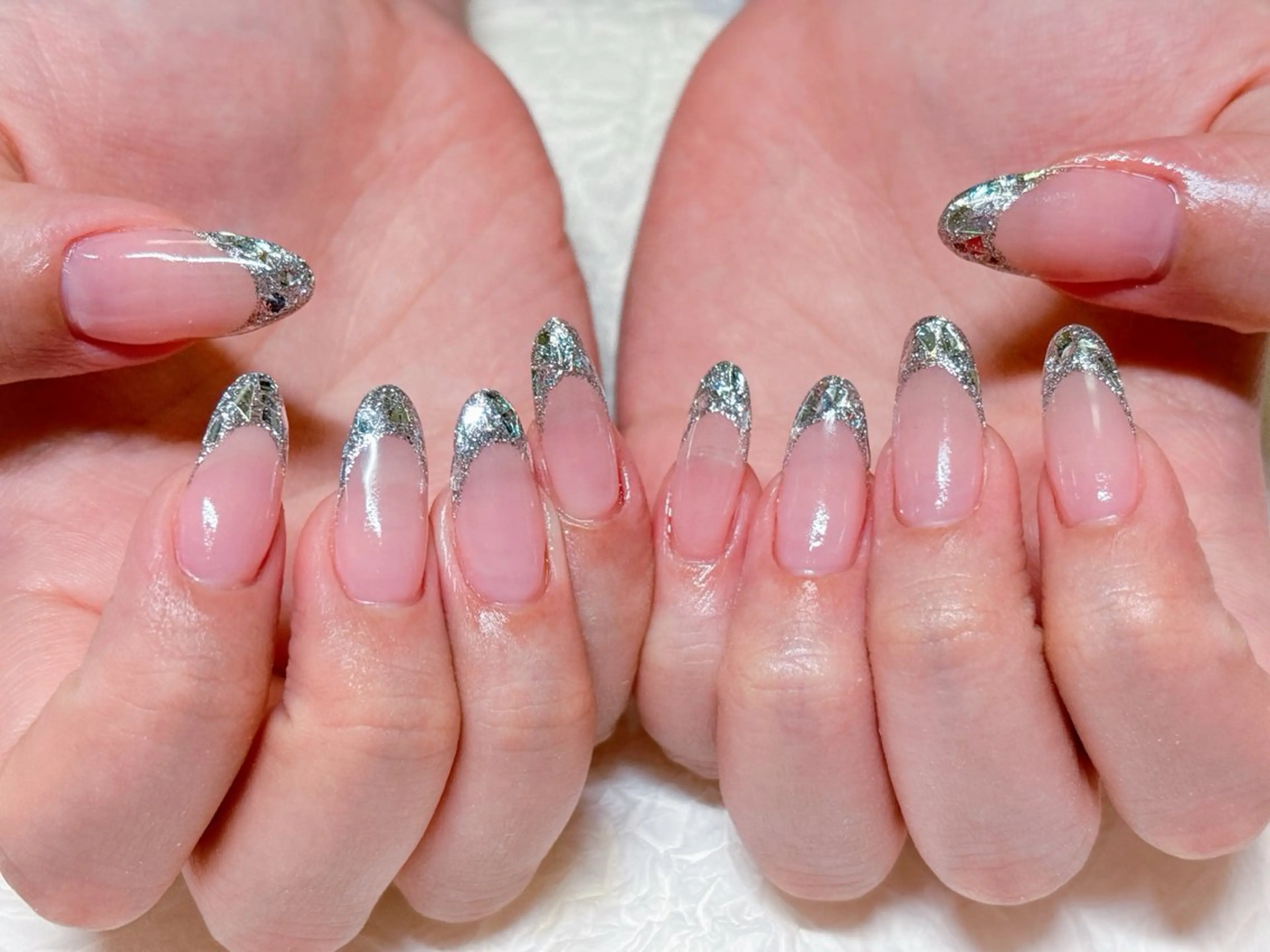 ネイル アートネイル オーロラネイル チークネイル フラッシュネイル フットネイル ハンドネイル ゆ か_Nails💫のネイルデザイン
