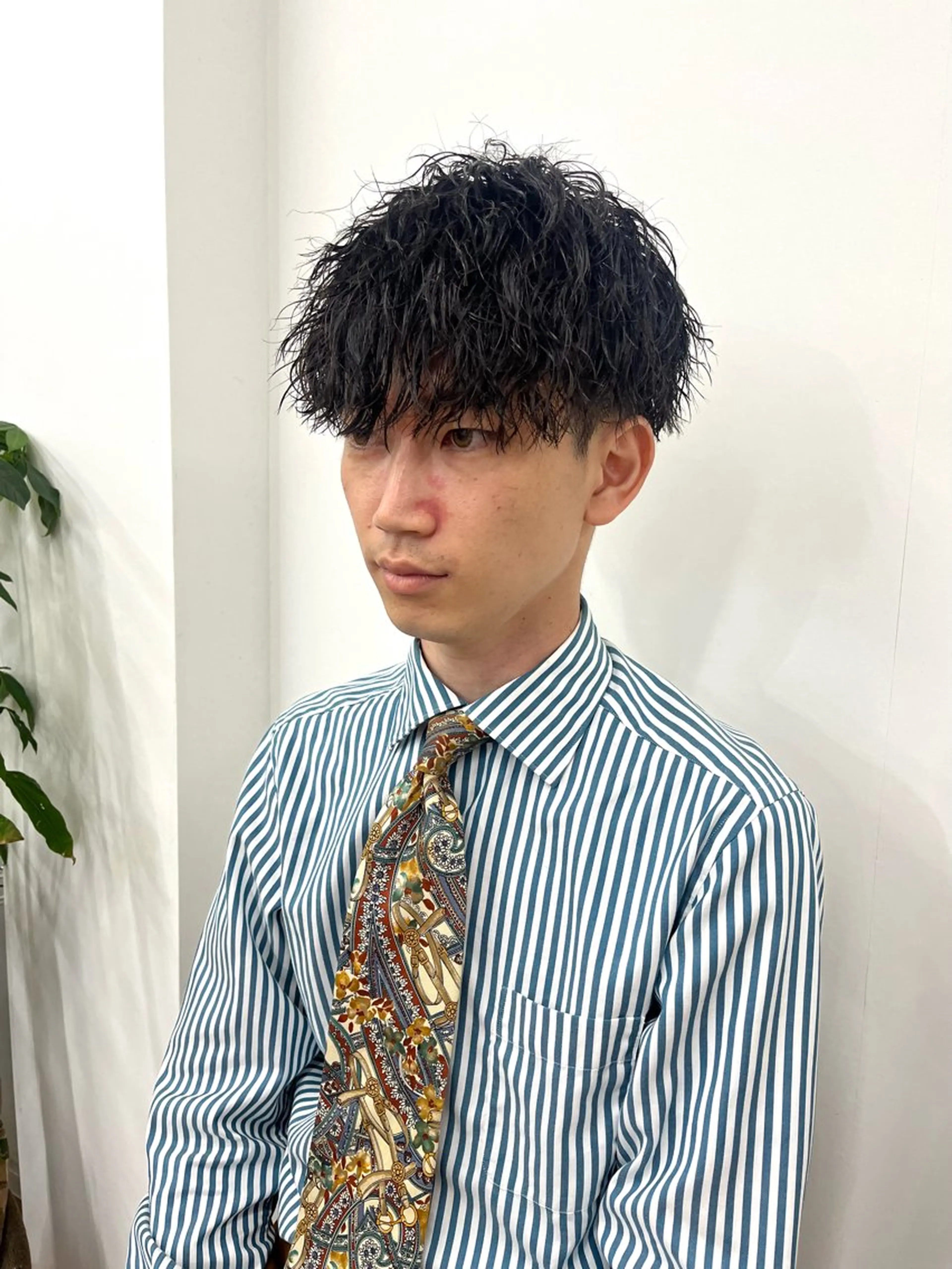 ショート カラー パーマ ヘアアレンジ メンズ ヘアカラー トリートメント 💎髪質改善特化💎 RUITOのヘアスタイル