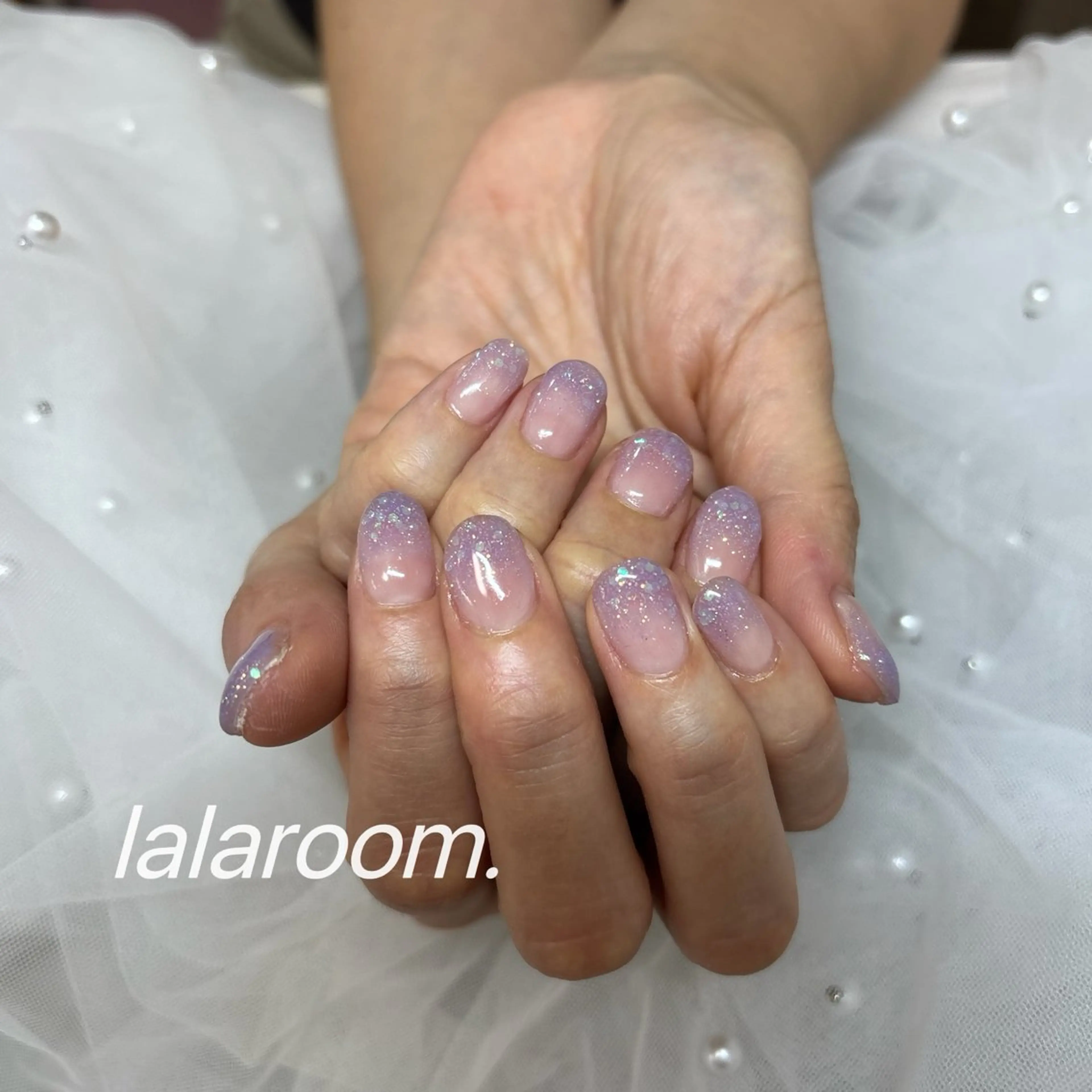ネイル 長さ出し スカルプネイル ハンドネイル lala room.のネイルデザイン