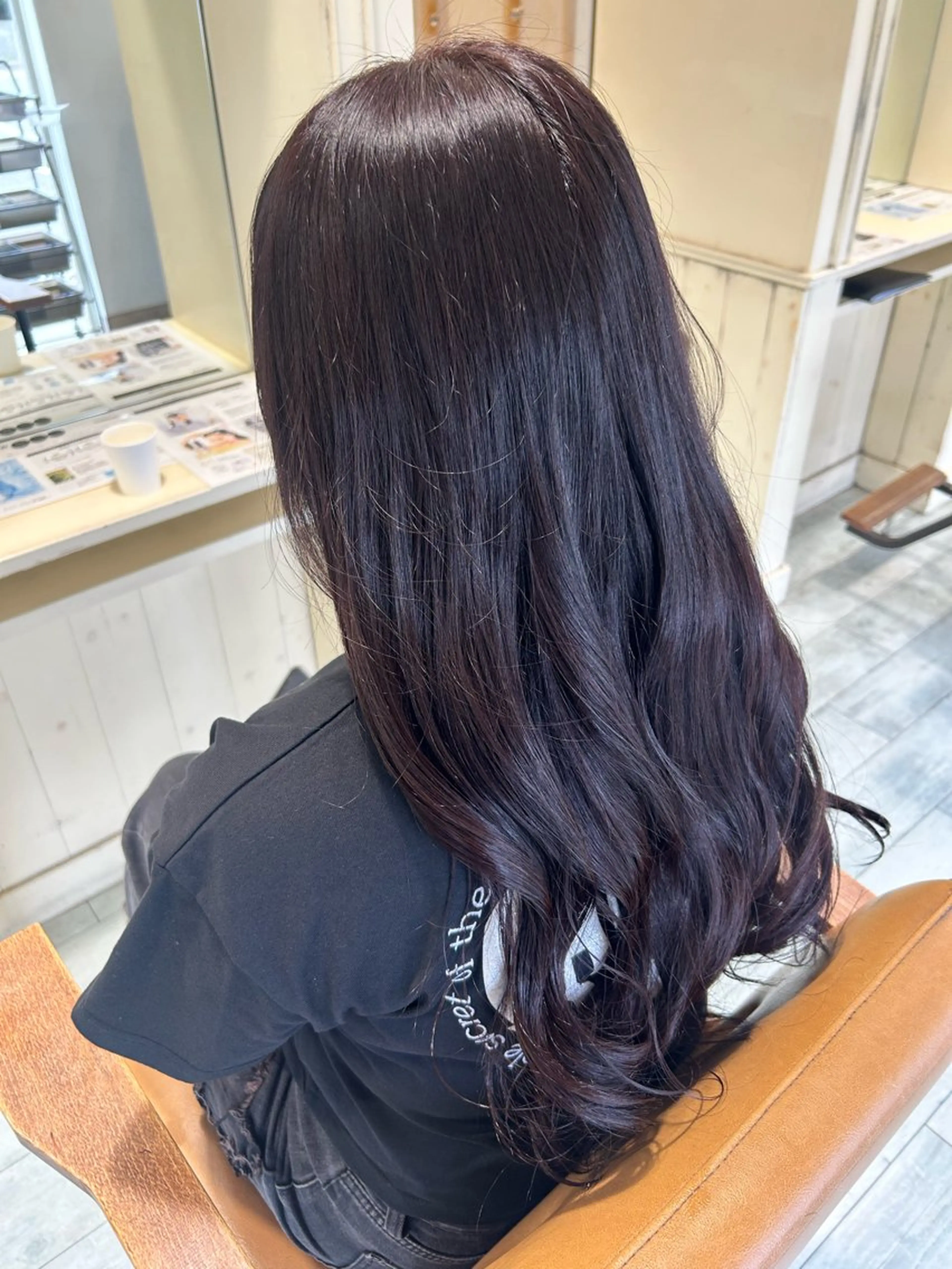 ロング 近藤 莉々香のヘアスタイル