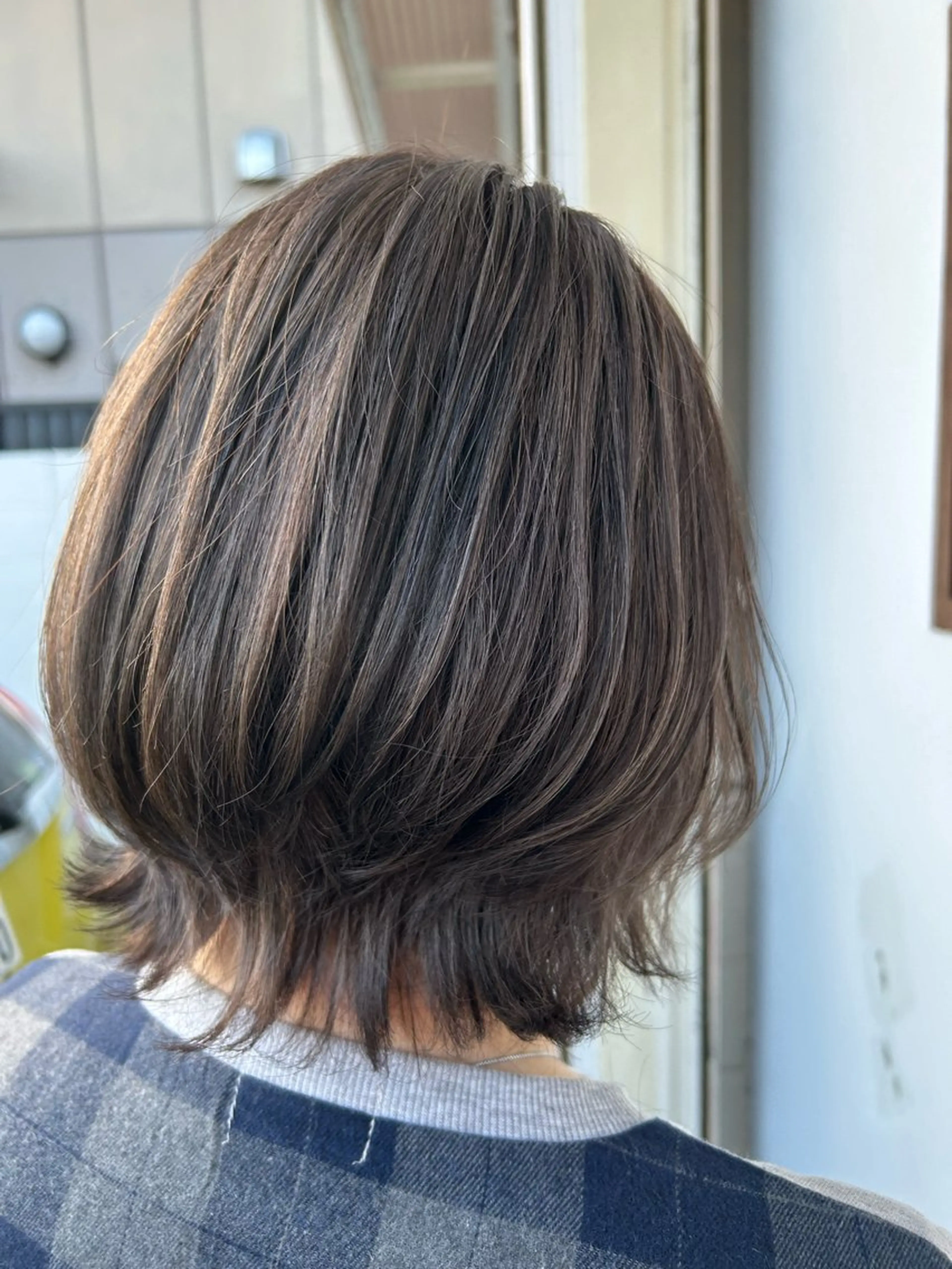 ミディアム カラー 美容室 Jフィドルファドル所属・わきた かずなのヘアスタイル