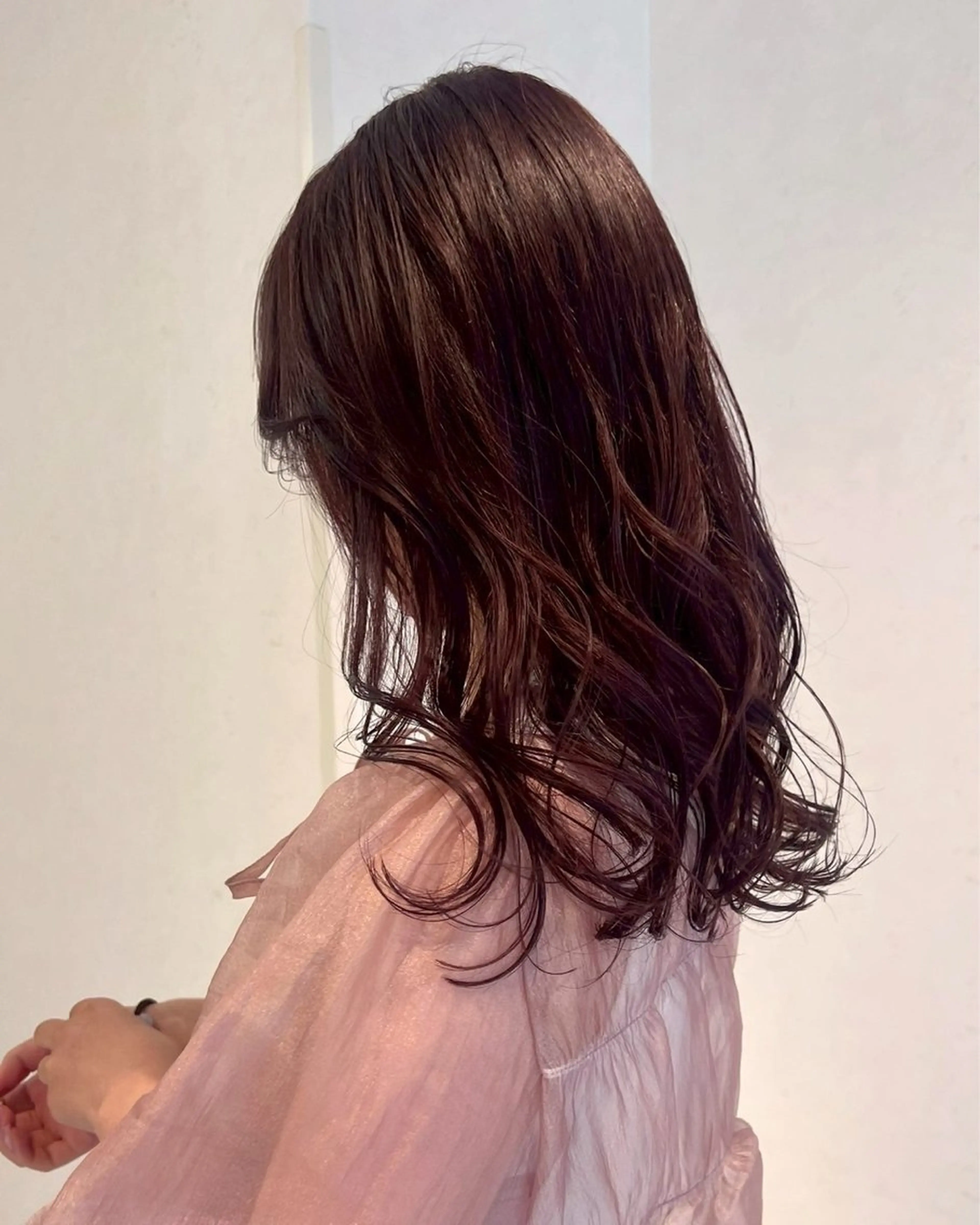 セミロング カラー カット ヘアカラー ボブ/透明感カラー /さちかのヘアスタイル