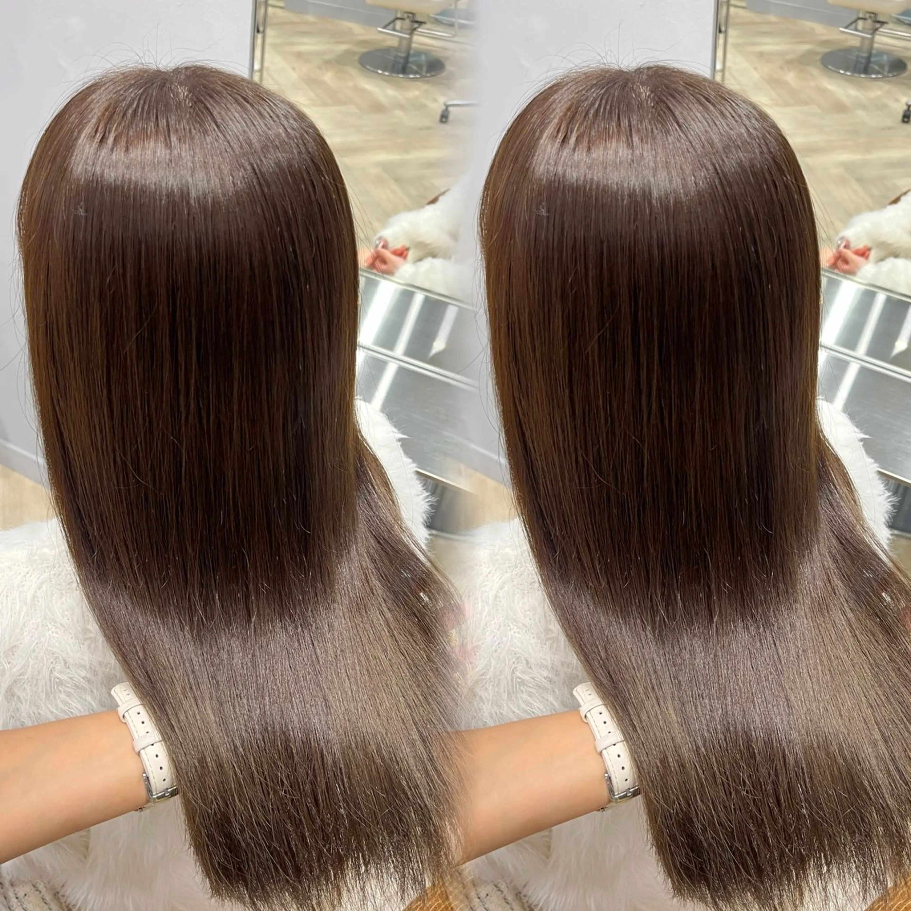 ロング カラー ヘアカラー 大久保 凜香のヘアスタイル