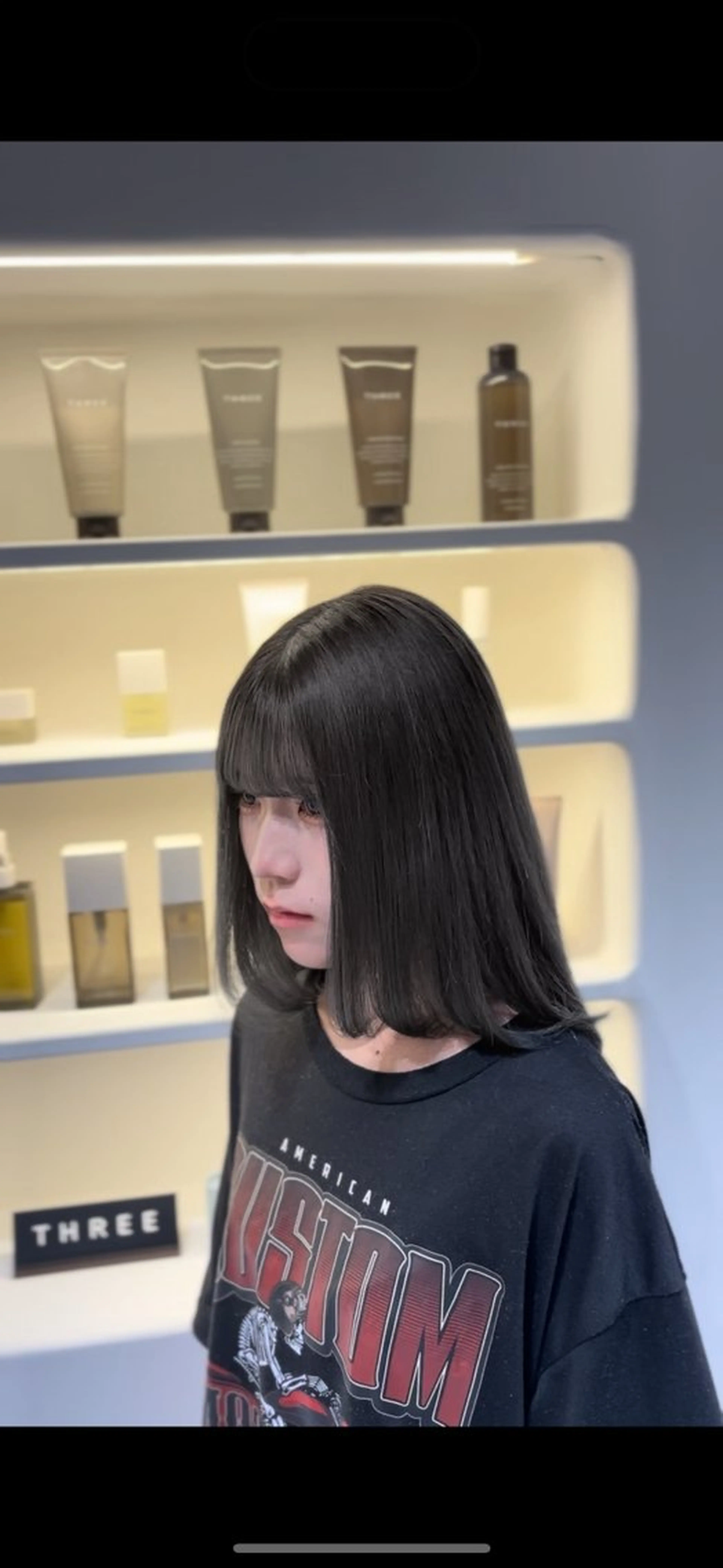ミディアム ヘアカラー トリートメント 【艶髪カラー•縮毛】 /川崎/ニーナのヘアスタイル
