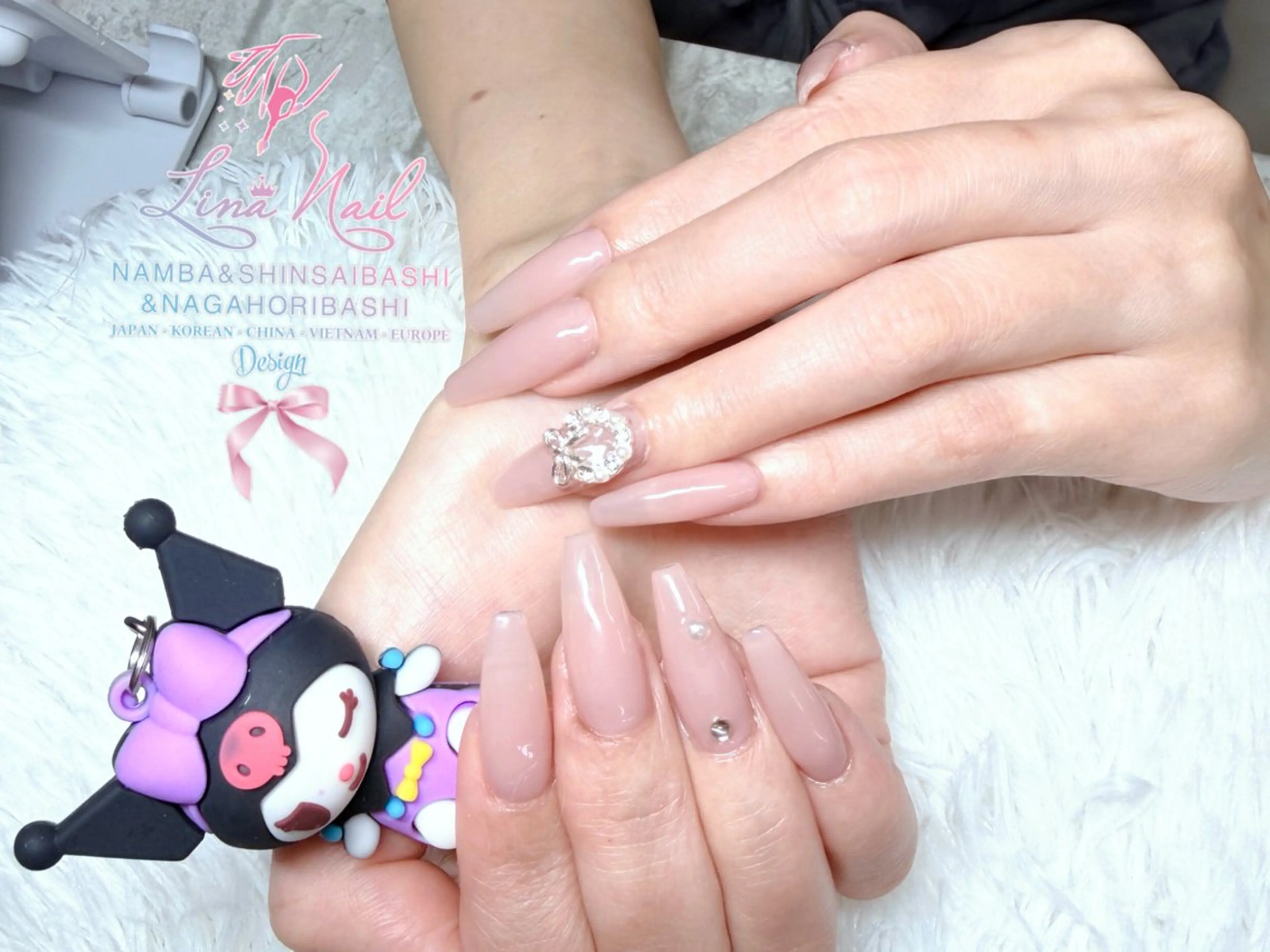 ネイル チークネイル 桜ネイル フラッシュネイル フットネイル ジェルネイル リナネイル 長堀橋店/東心斎橋店のネイルデザイン