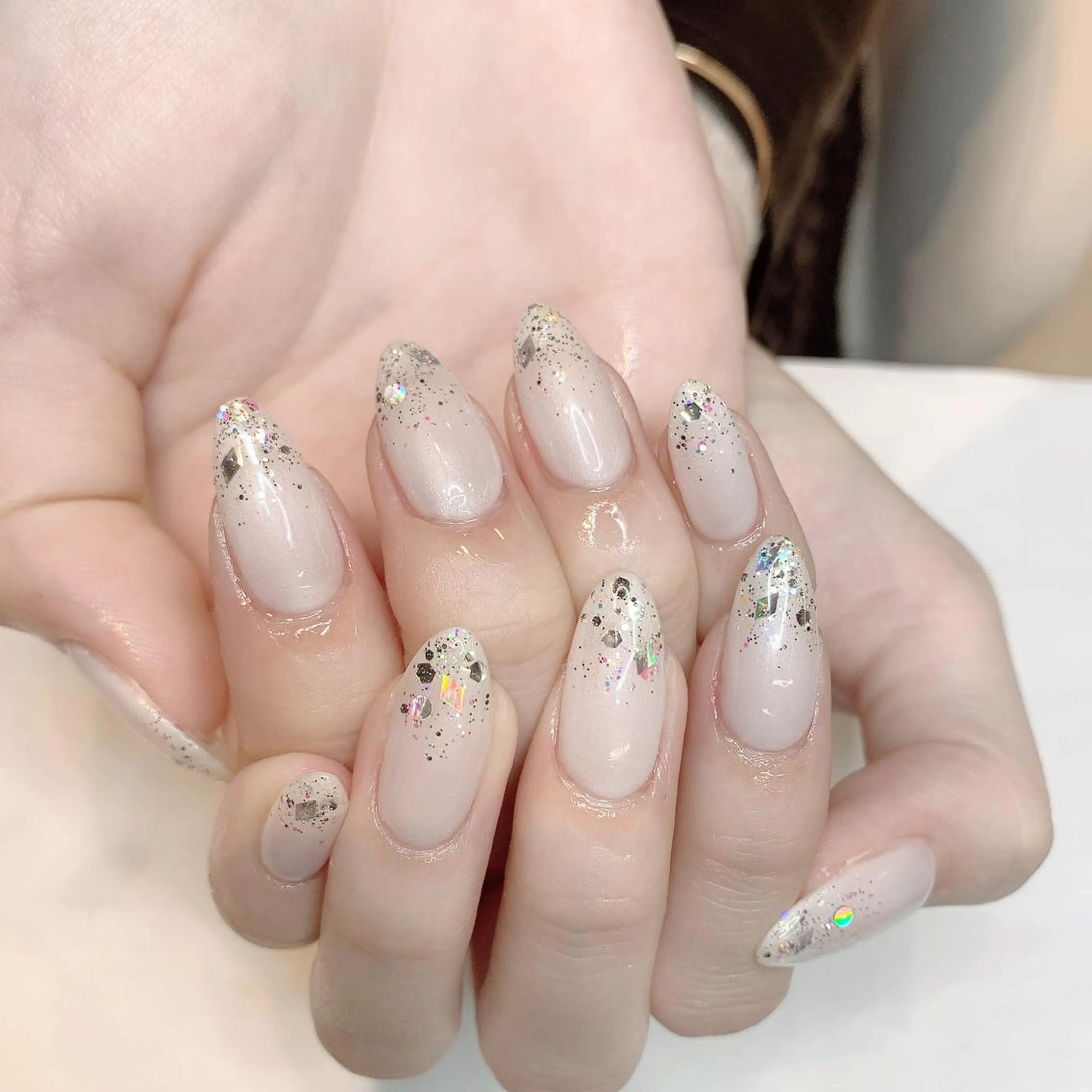ネイル アートネイル 持ち込み スカルプネイル シンプルネイル ハンドネイル フットネイル Adite nailのネイルデザイン
