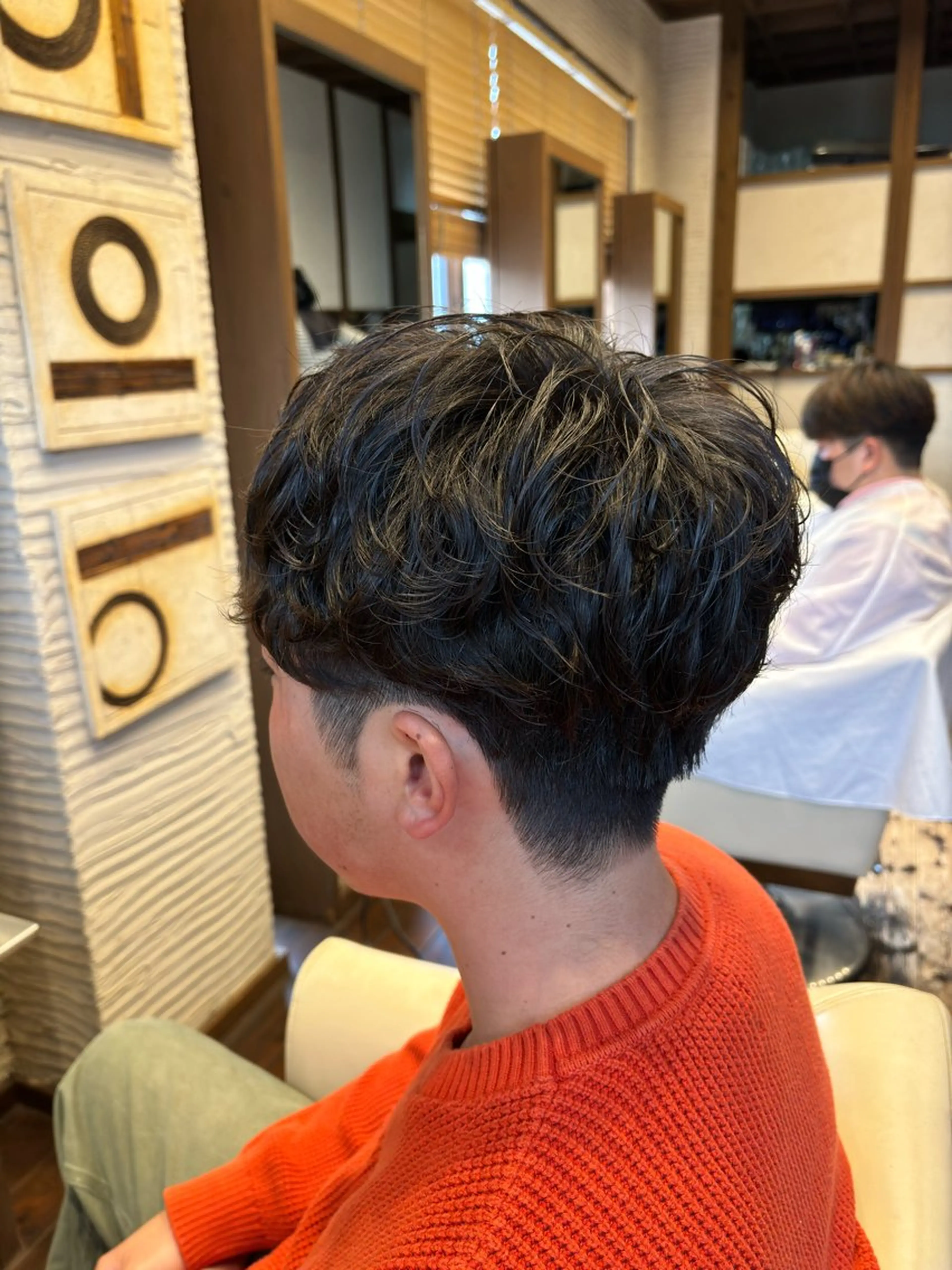 パーマ メンズ メンズパーマ りずむヘアデザイン所属・Rhythm / RYOMAのヘアスタイル