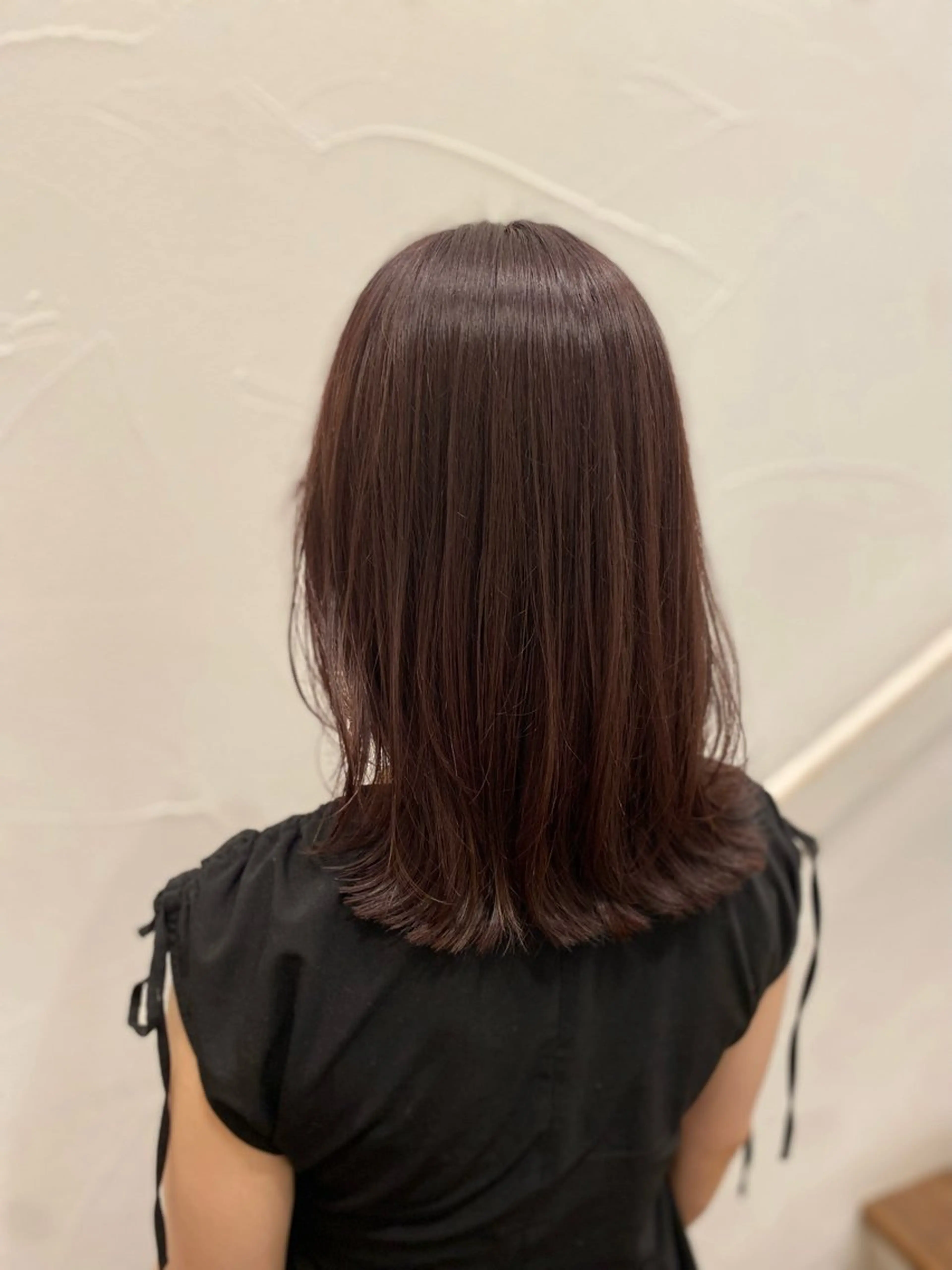 セミロング カラー Ash中目黒店 榊間茜のヘアスタイル