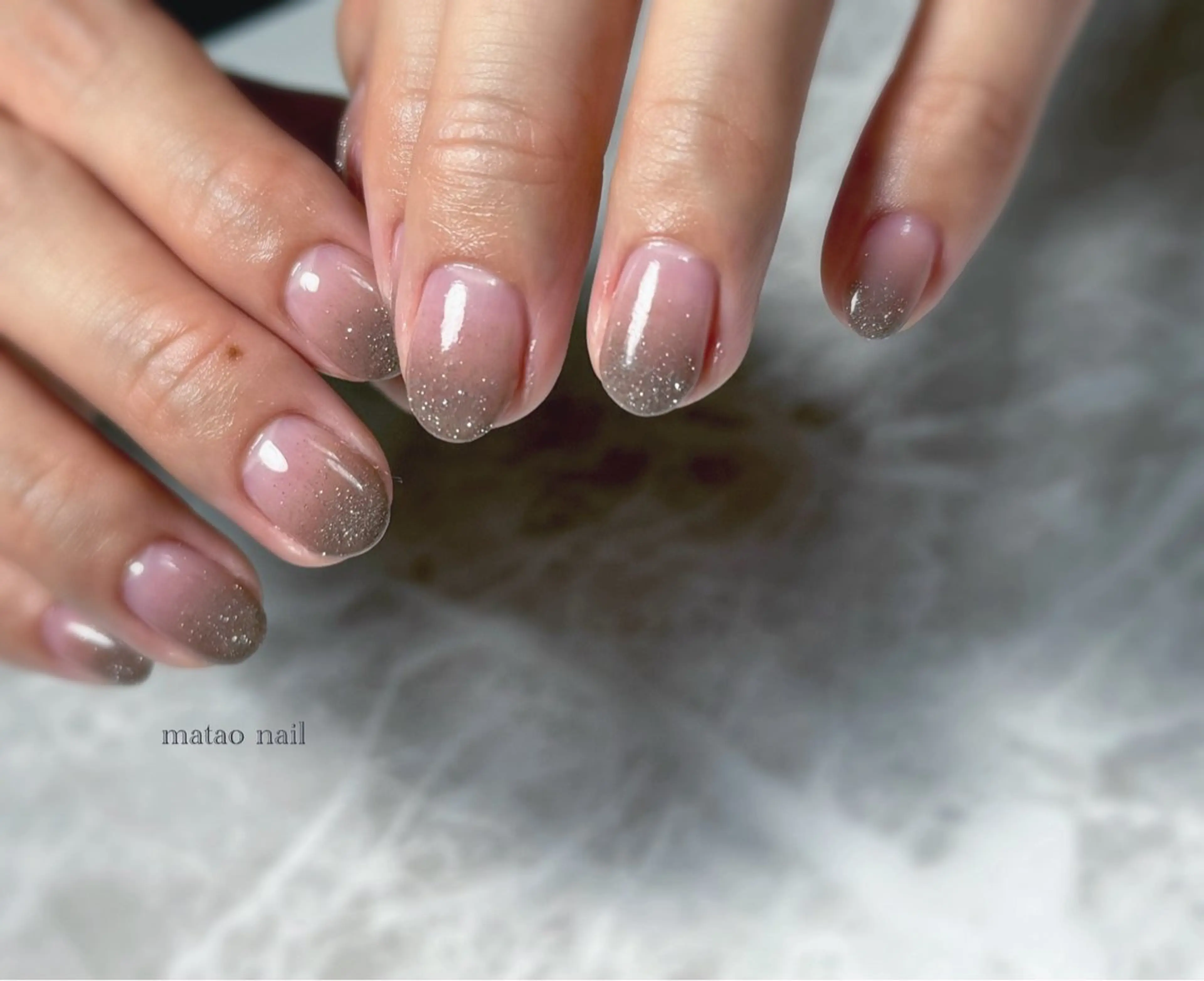 ネイル フラッシュネイル グラデーション matao nailのネイルデザイン