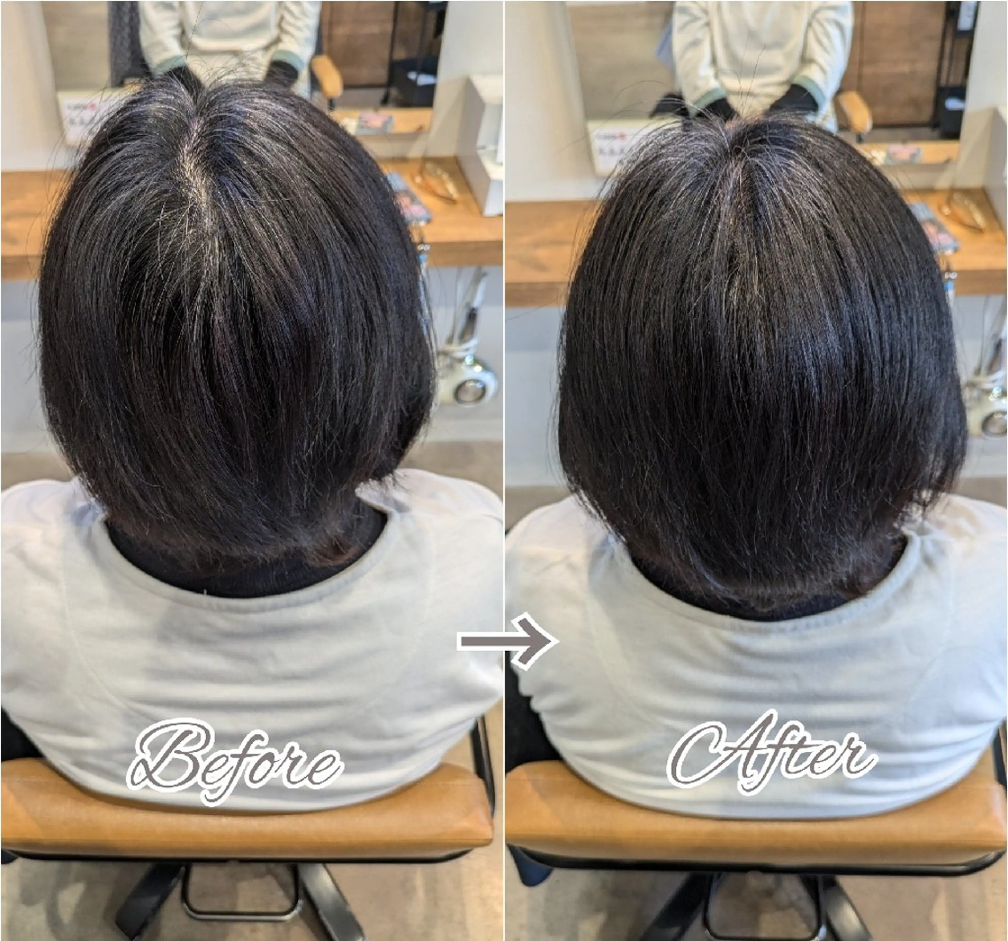 カット 中谷 千鶴のヘアスタイル