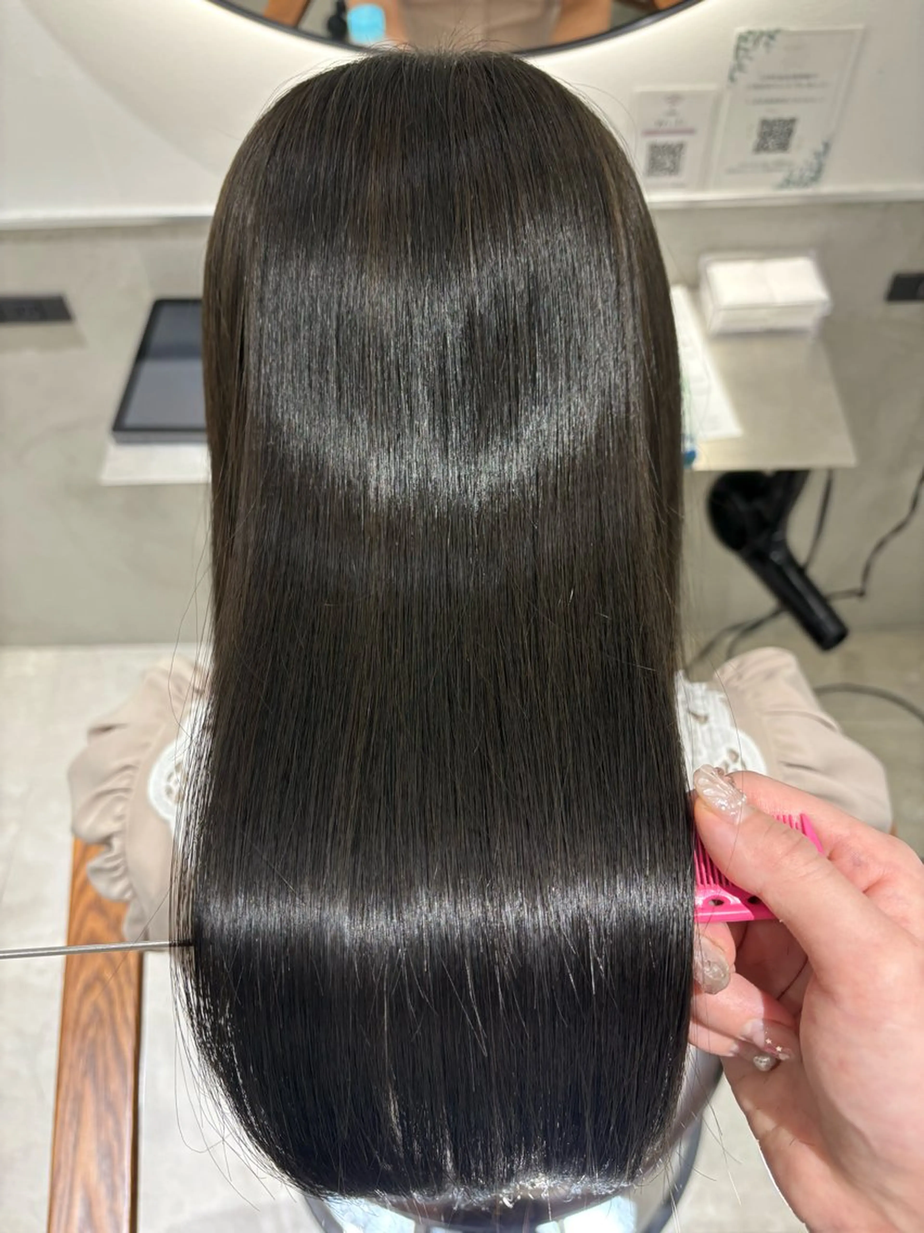 セミロング カット ヘアカラー トリートメント eN°   by youres hair 飯田橋店所属・髪質改善/レイヤー 🤍maiのヘアスタイル