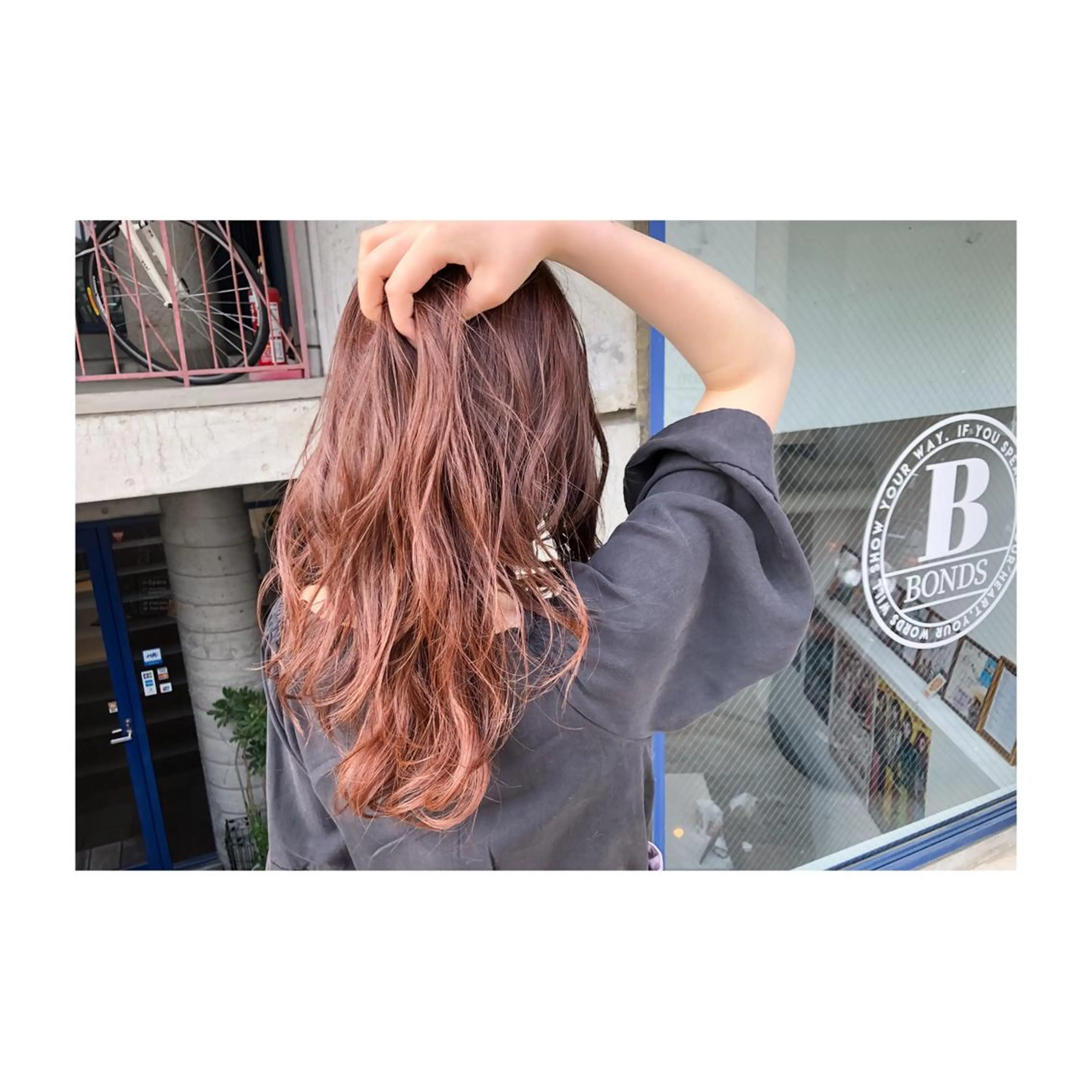 セミロング カラー ピンクカラー カット ヘアカラー トリートメント HAIRsalon BONDS所属・山本 佳裕のヘアスタイル