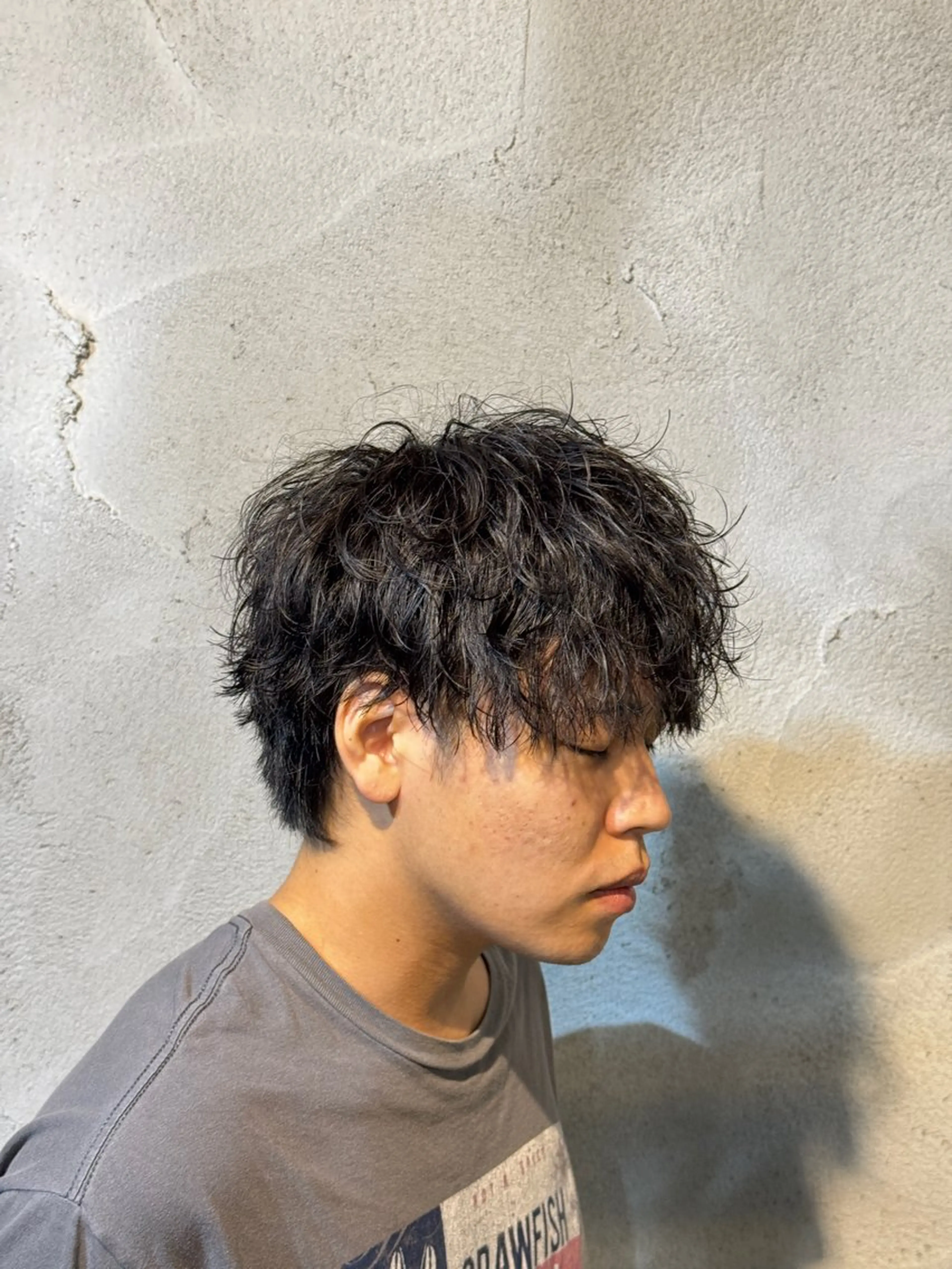 パーマ メンズ メンズパーマ Niau高崎所属・栗原 翔大のヘアスタイル