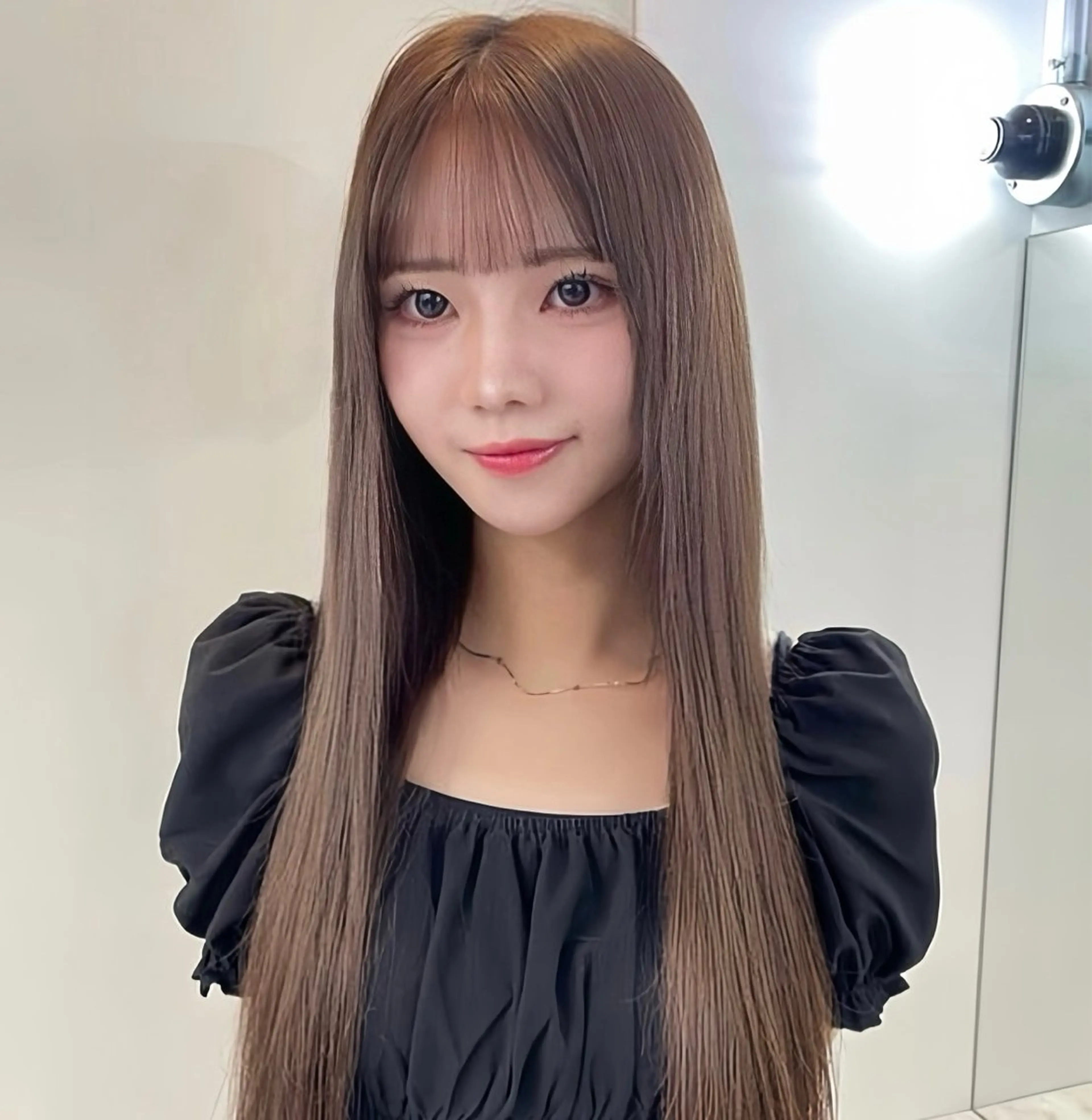 ロング カラー カット ヘアカラー トリートメント エクステ 大人可愛い韓国ヘア きららのヘアスタイル