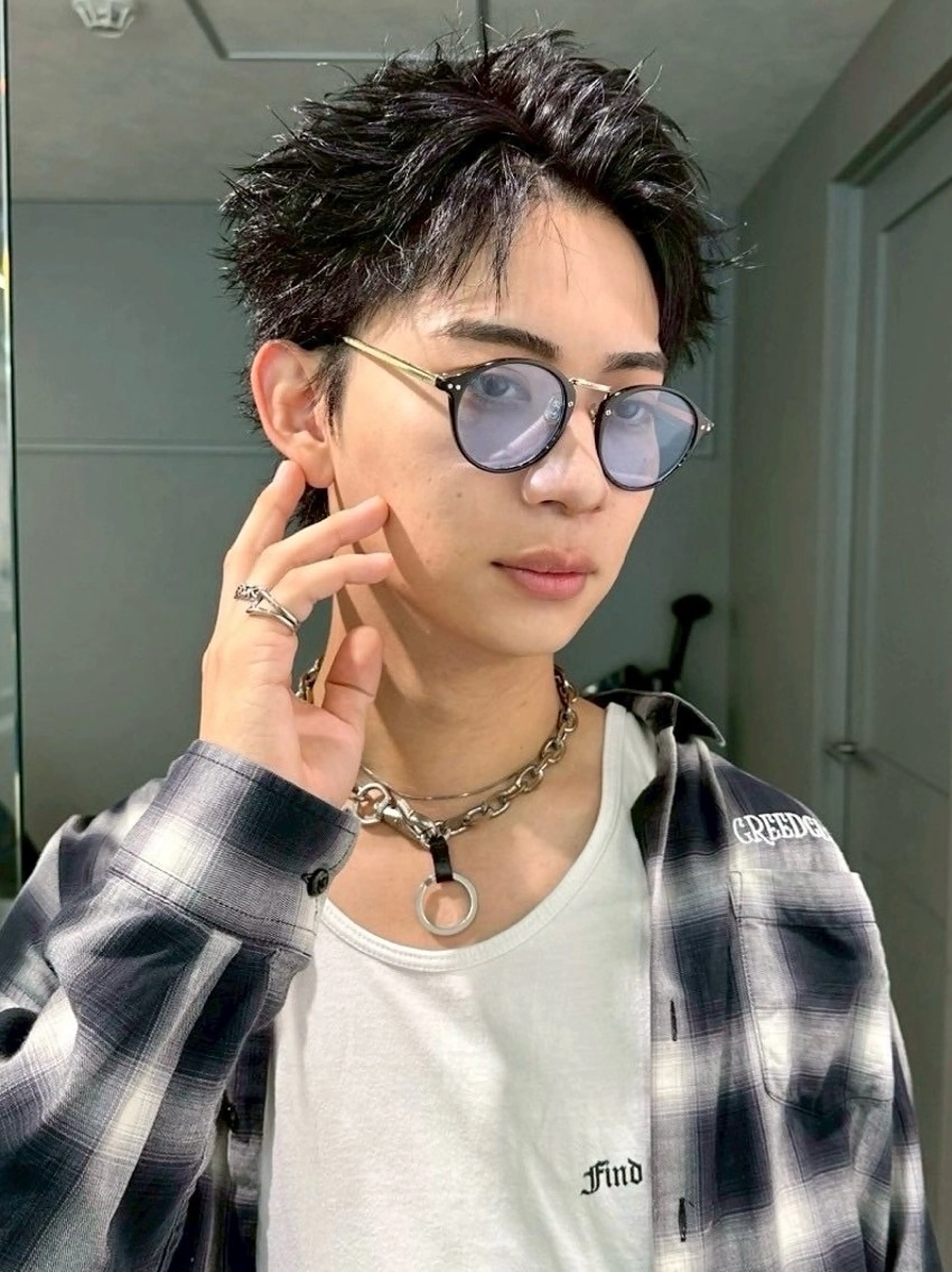 ショート カット パーマ 【メンズ特化】 新築New Openのヘアスタイル