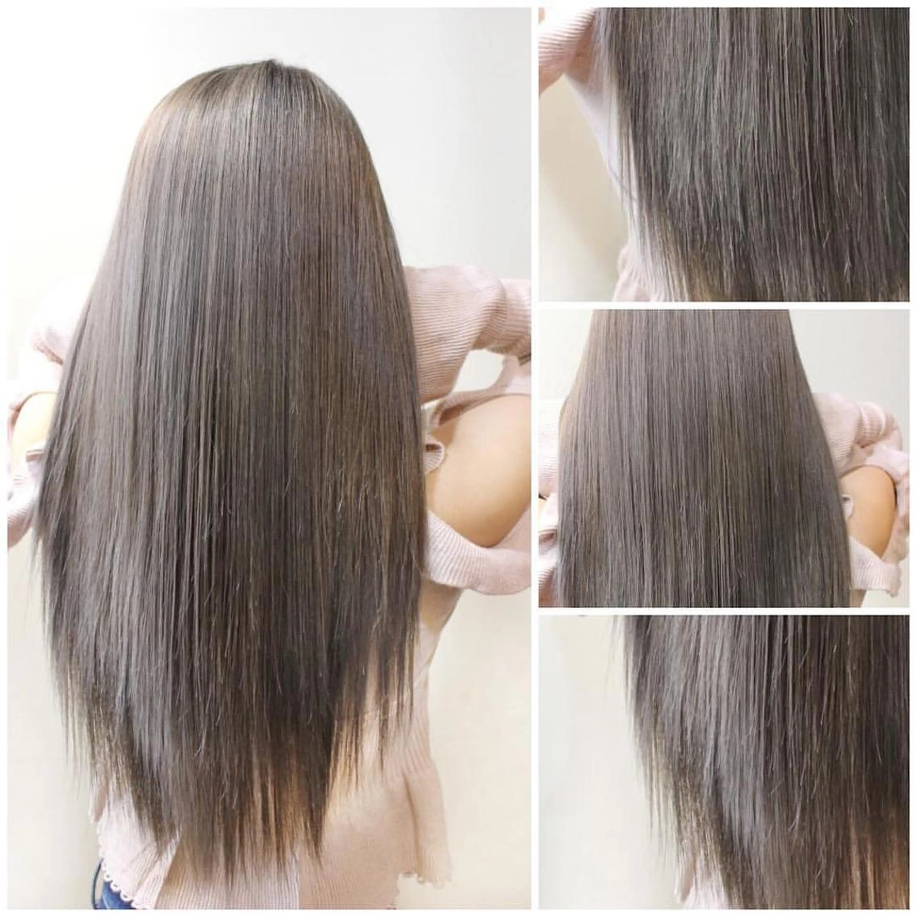 セミロング カラー ヘアアレンジ アッシュ アッシュブラウン ブラウンカラー カット ヘアカラー トリートメント Shelltie Fiel (シェルティフィエル)所属・次世代シールエクステ 錦糸町 小泉 朋之のヘアスタイル