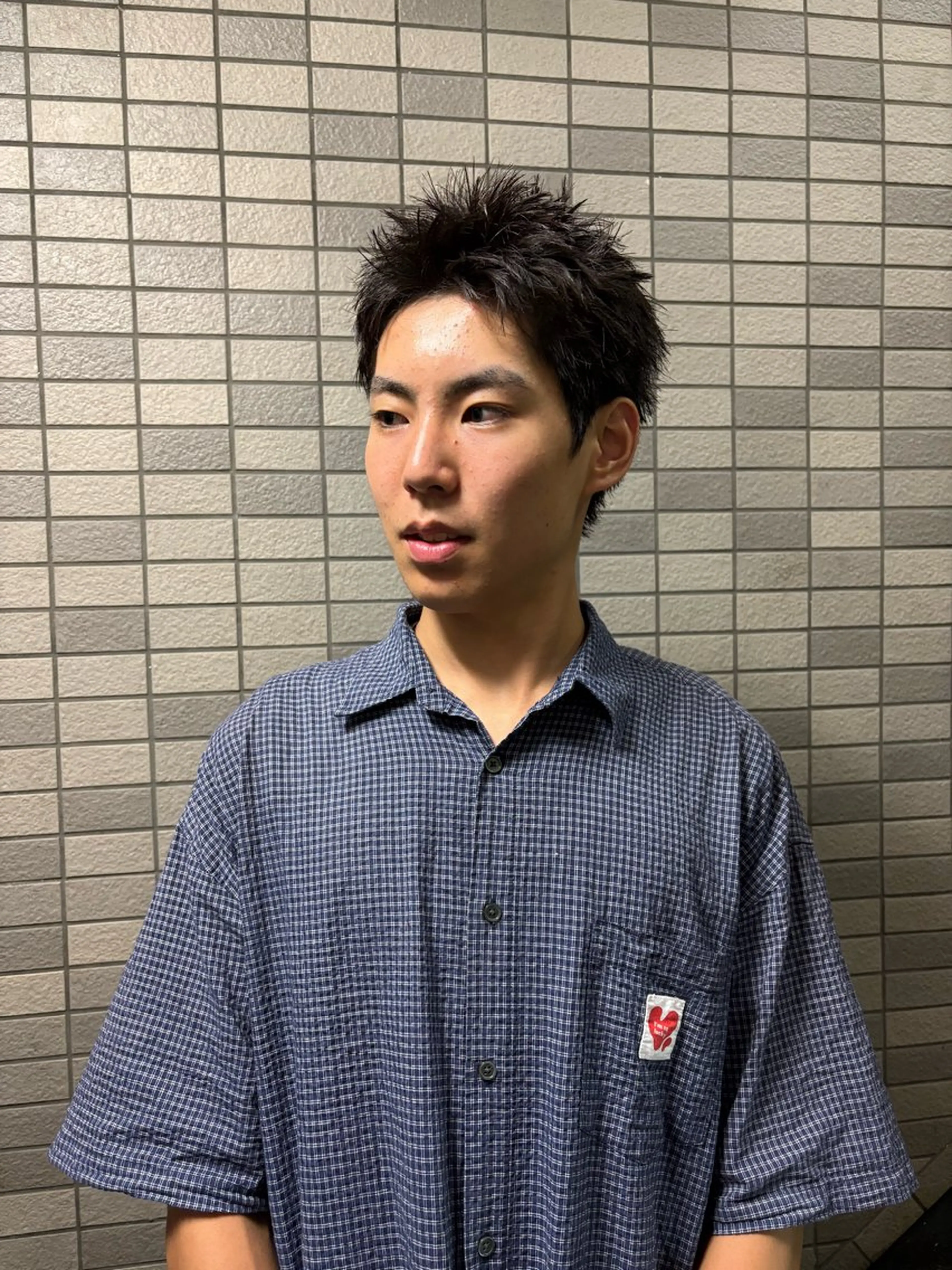 ショート パーマ メンズ メンズブリーチ メンズハイライト メンズインナーカラー メンズパーマ プードルパーマ カット charme所属・💈メンズ特化 /伊藤大輝💈のヘアスタイル