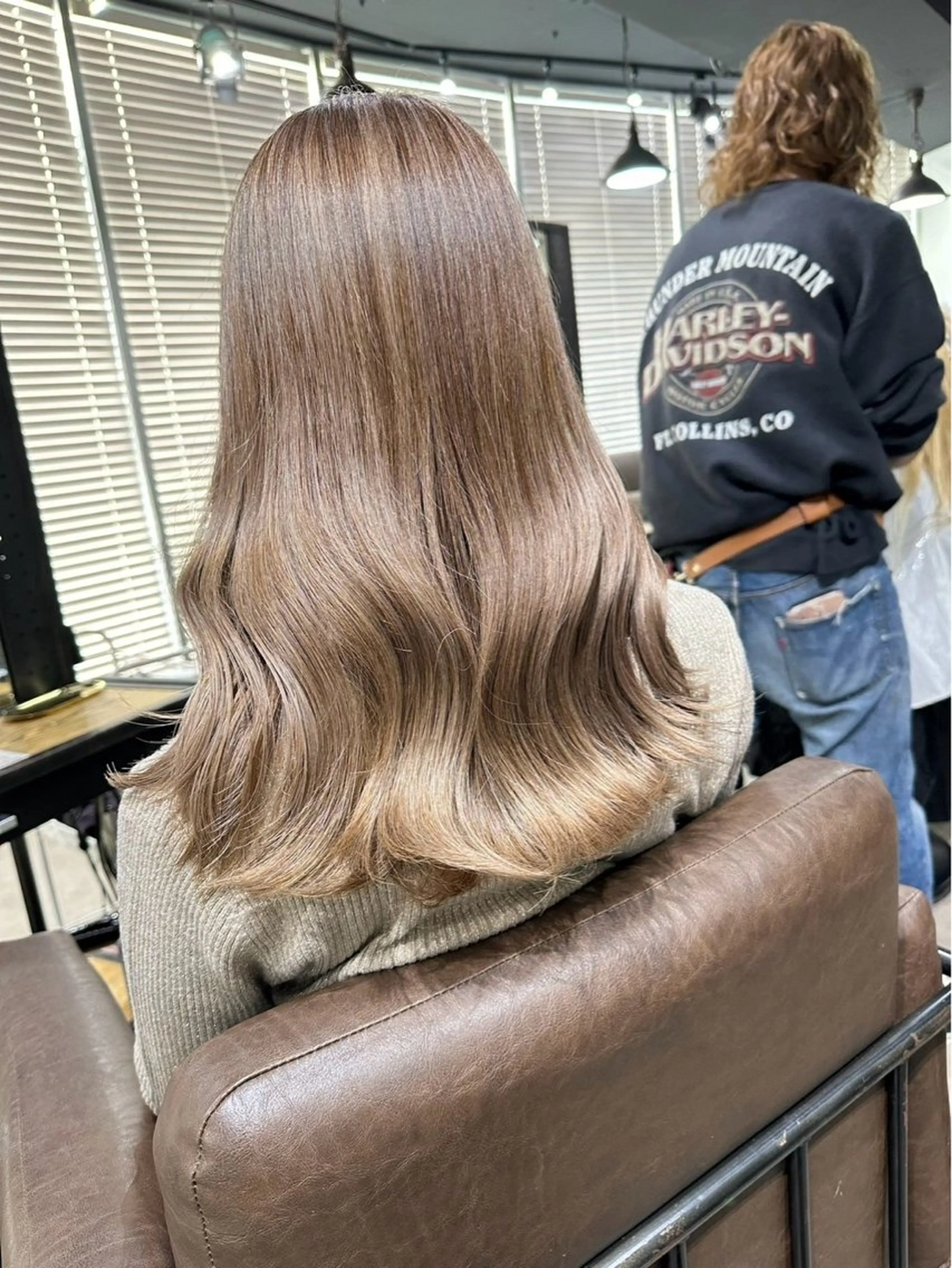 カラー ヘアカラー トリートメント ブリーチ✨ハイライト 透明感カラー/アヤノのヘアスタイル