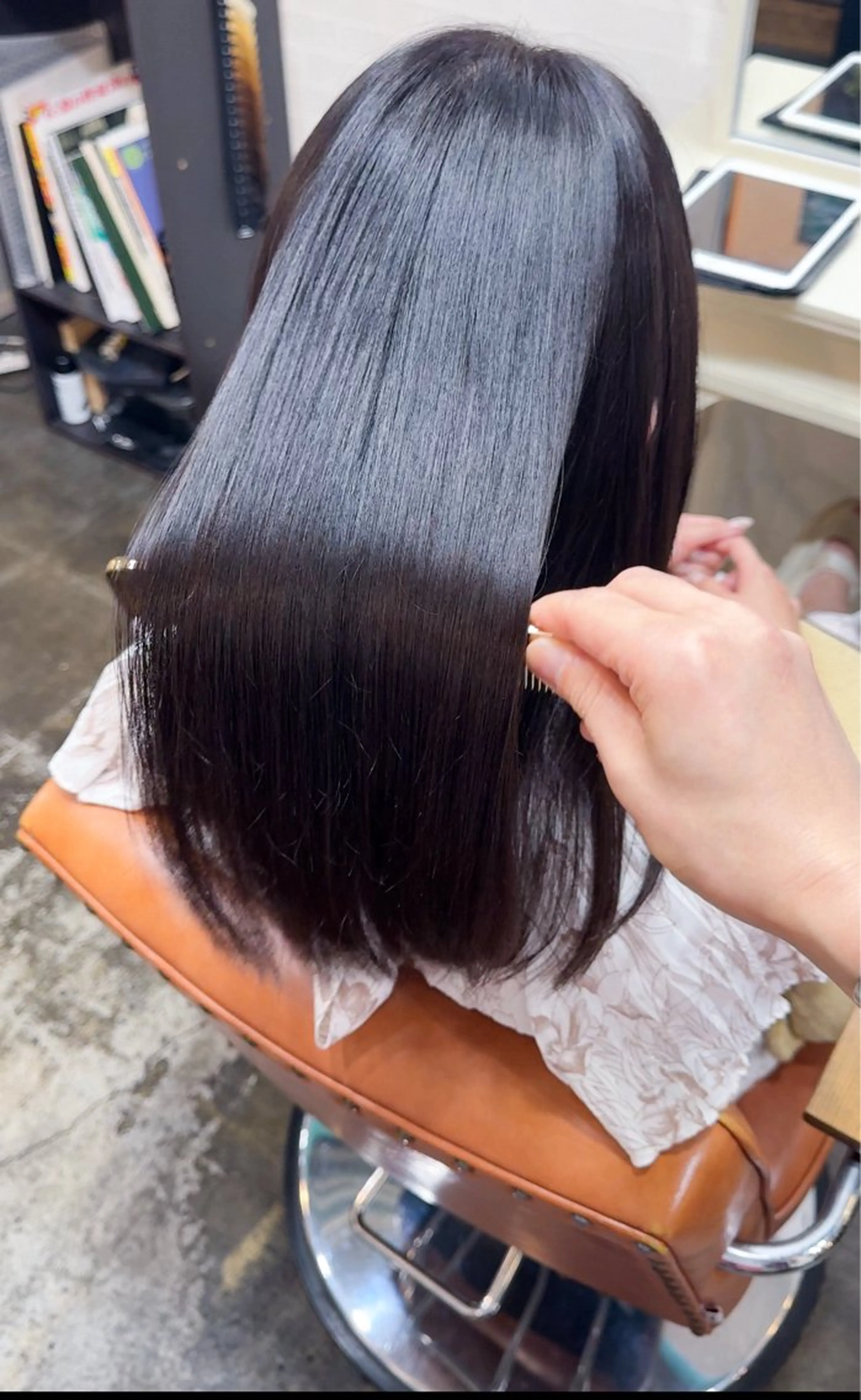 セミロング カラー グレージュ ミルクティーグレージュ Chic シックのその他イメージ