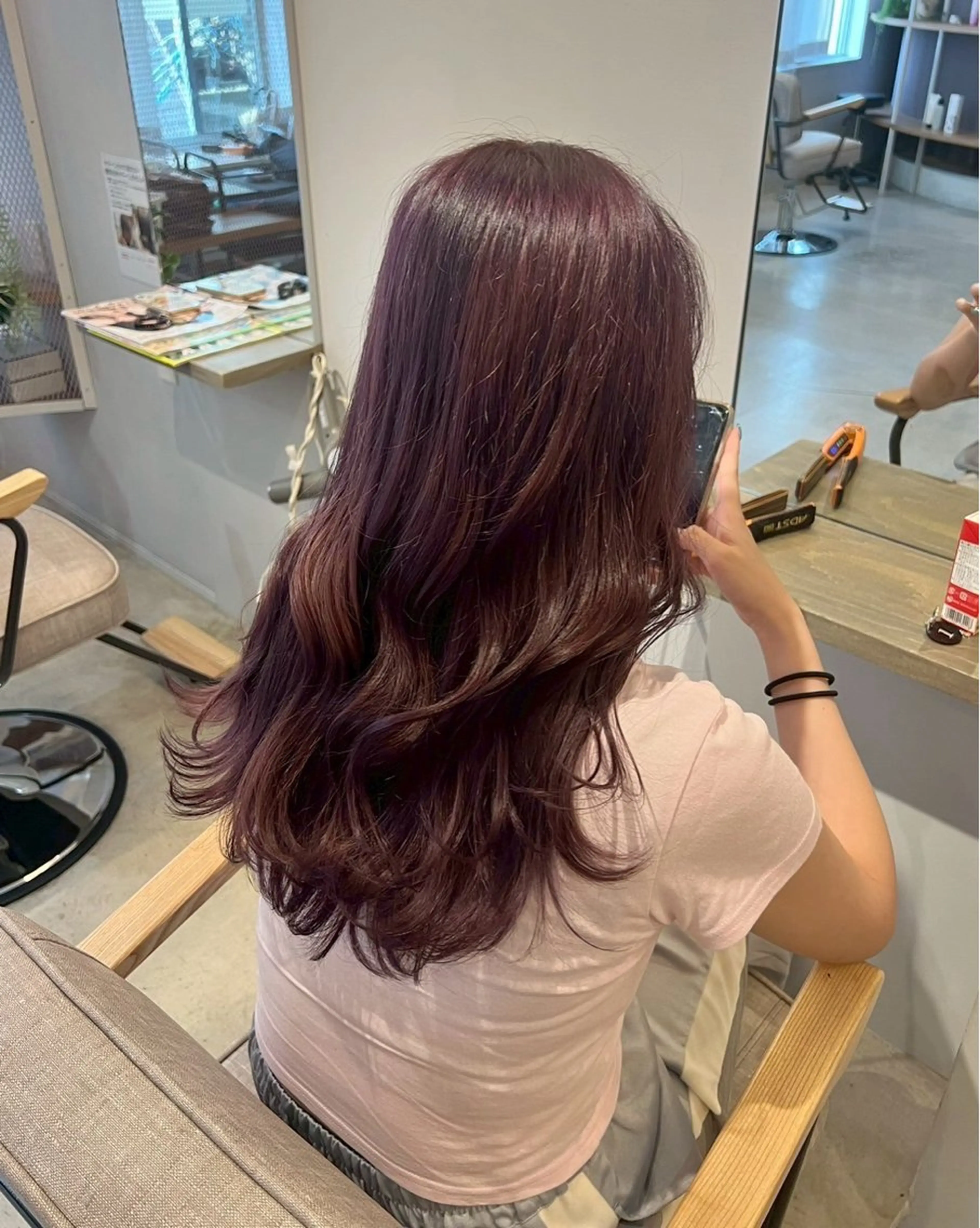 カラー 8.9月カットモデル ✨募集中✨河本玲奈のヘアスタイル