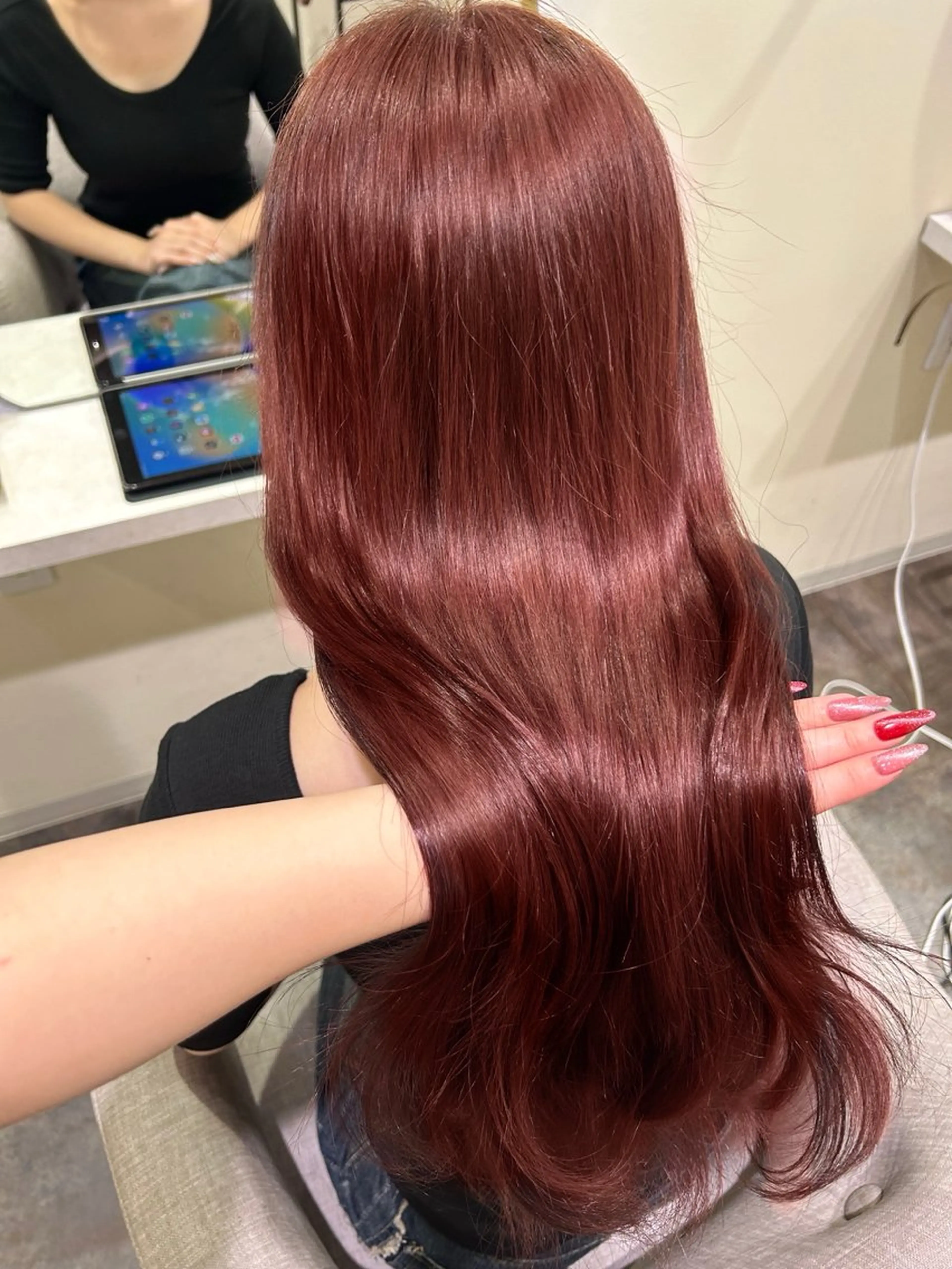 ロング カラー ヘアアレンジ minilu  by   LuLuca所属・高谷 凜のヘアスタイル