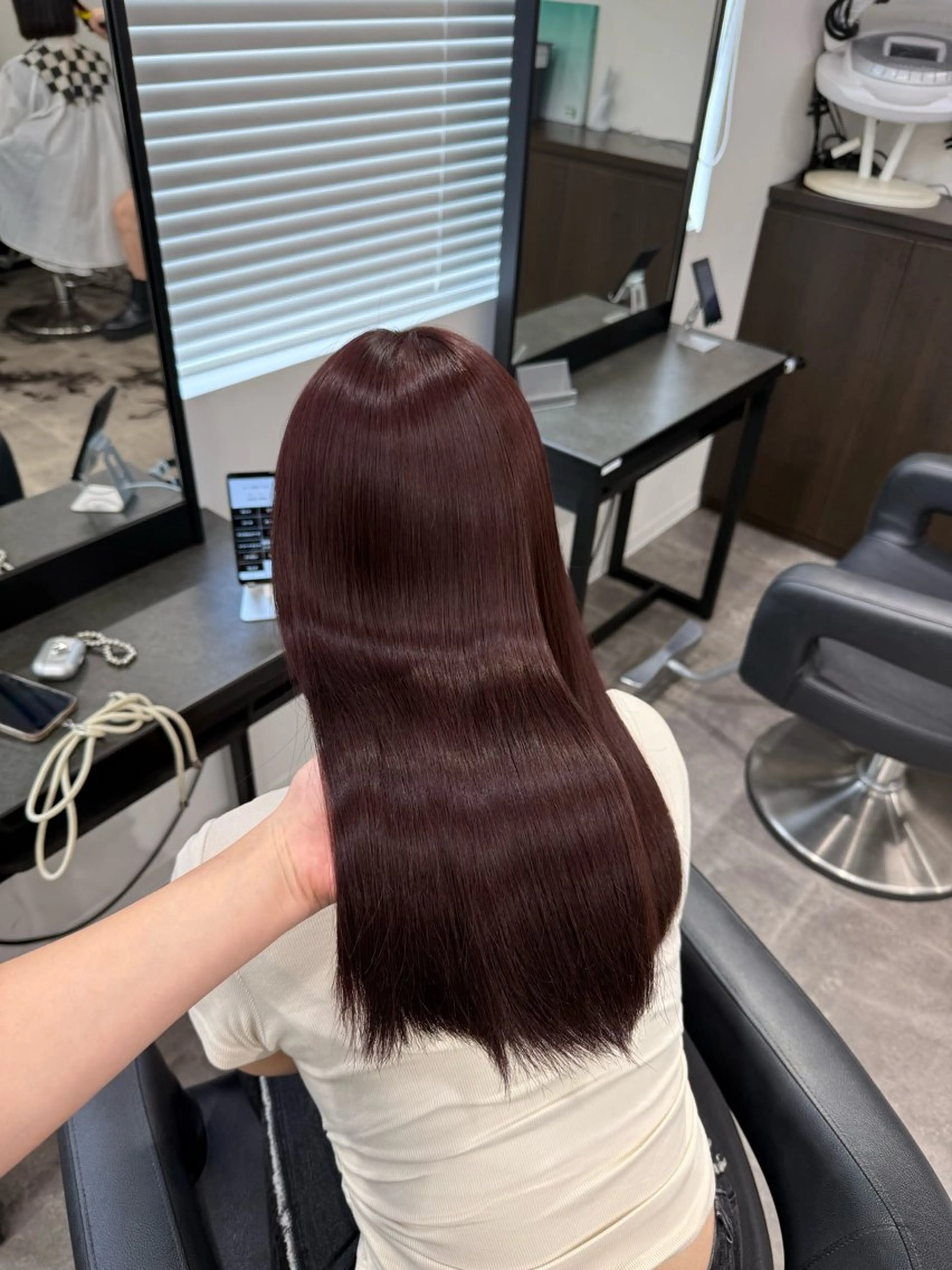 ロング カラー ヘアアレンジ ヘアカラー トリートメント ヘアセット 💗横浜美容室 💗HARUNAのヘアスタイル