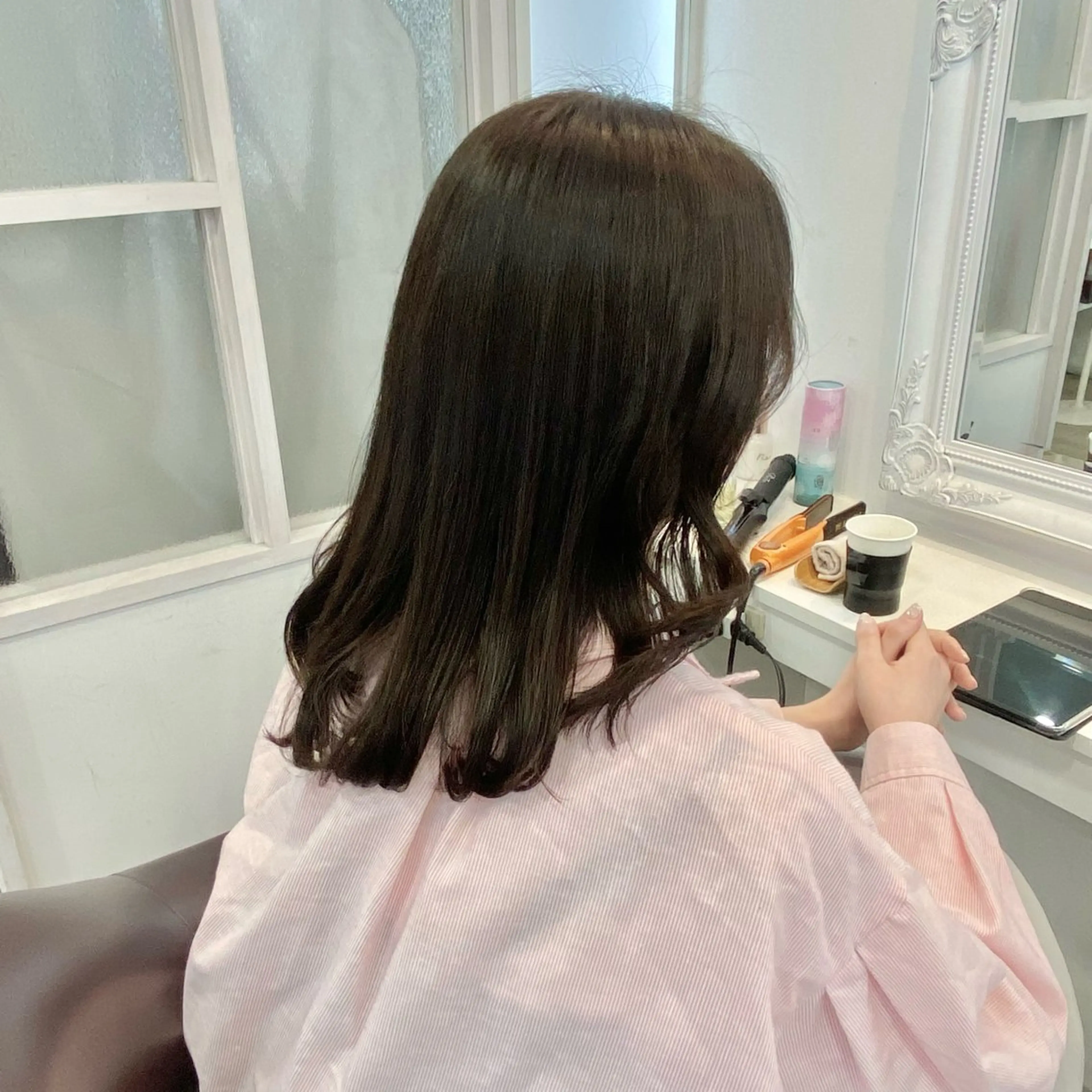 ミディアム カラー 透明感カラー グレージュ ヘアカラー 山口 沙織 /大森🪞🎀のヘアスタイル