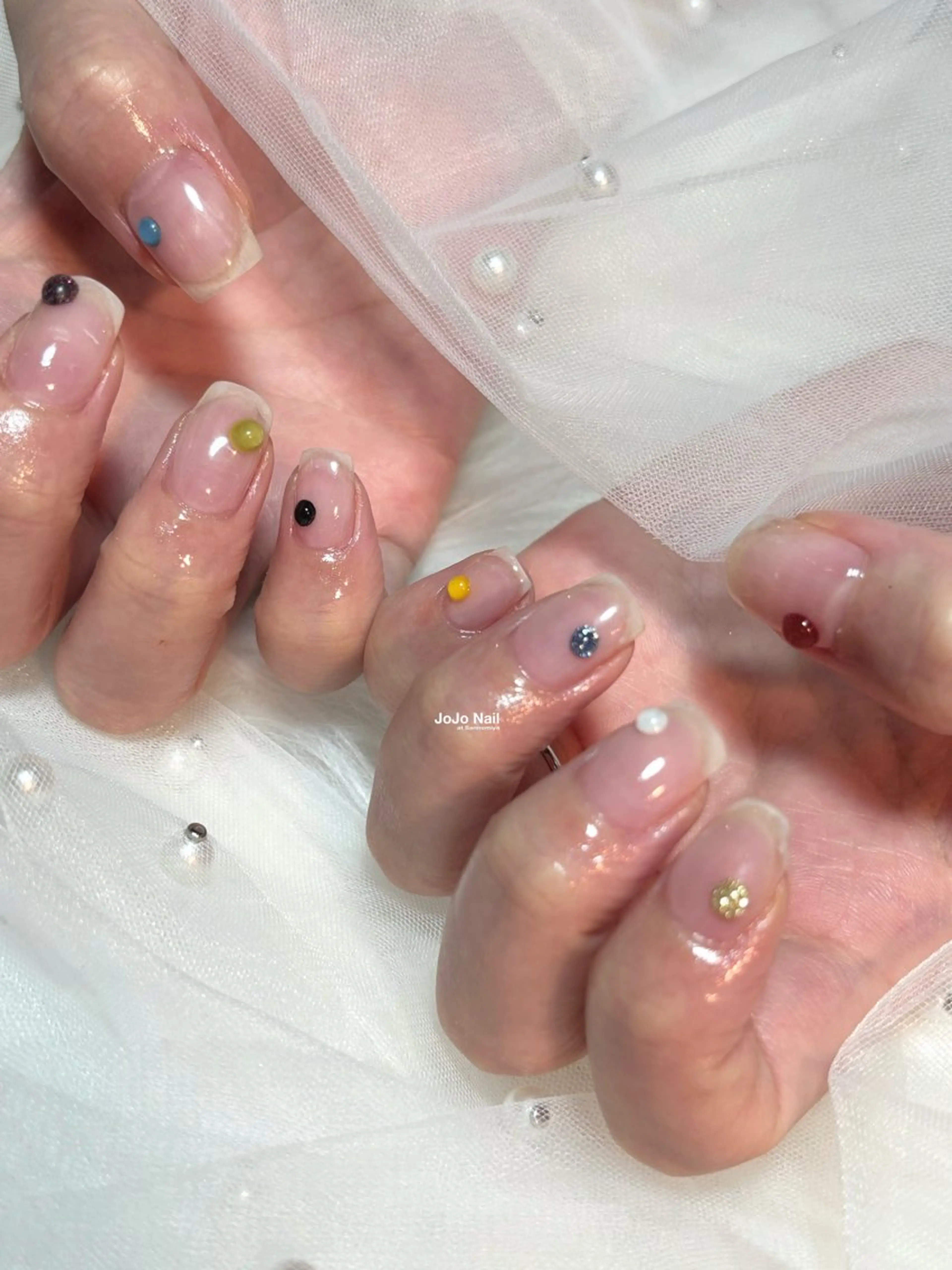 ネイル ニュアンスネイル ぷっくりネイル Kawabata Serinaのネイルデザイン
